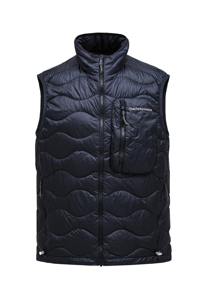 PEAK PERFORMANCE Daunenweste M Helium Utility Down Vest Herren Größe L schwarz