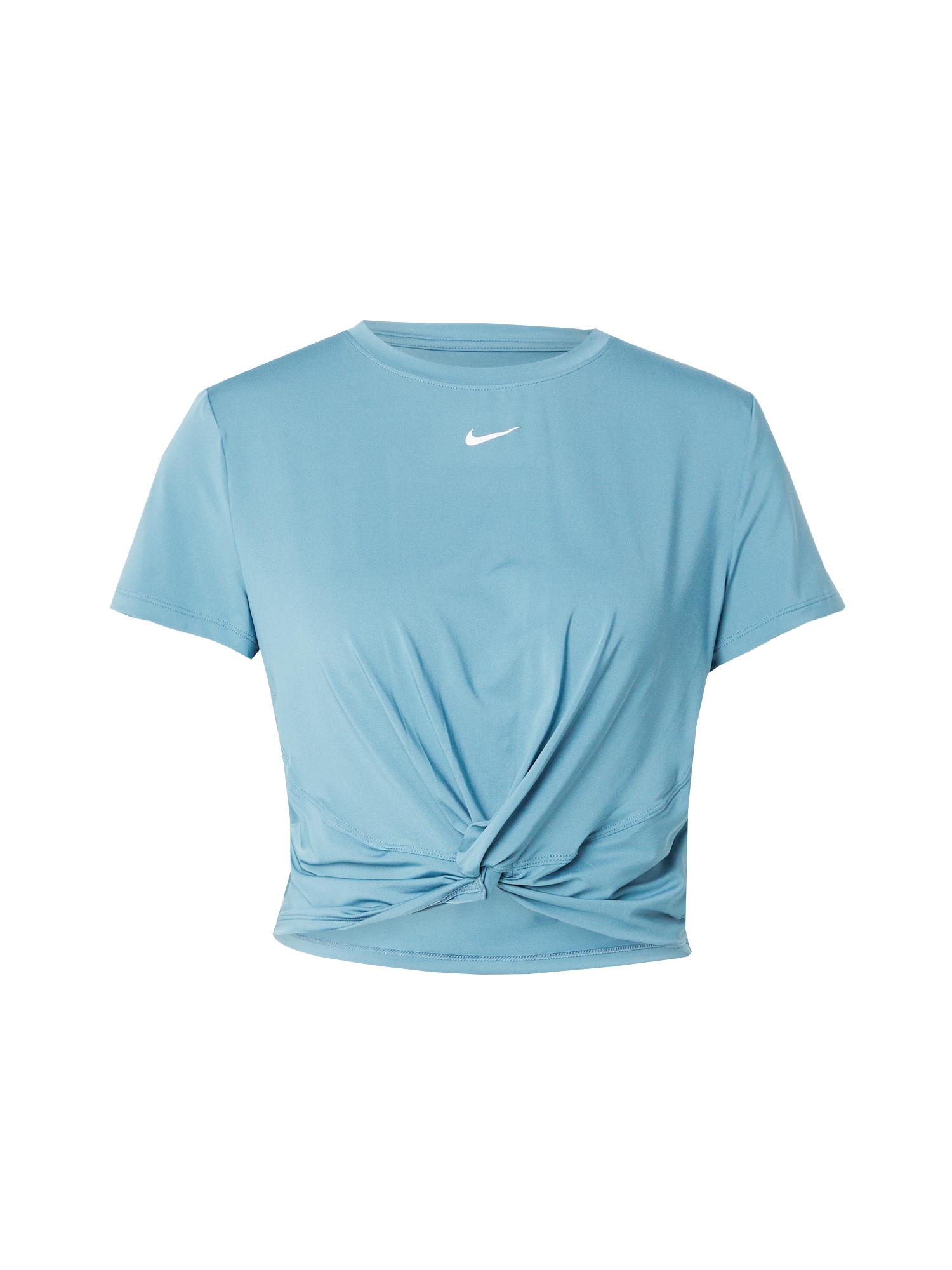 NIKE Tricou funcțional ONE  albastru deschis / alb