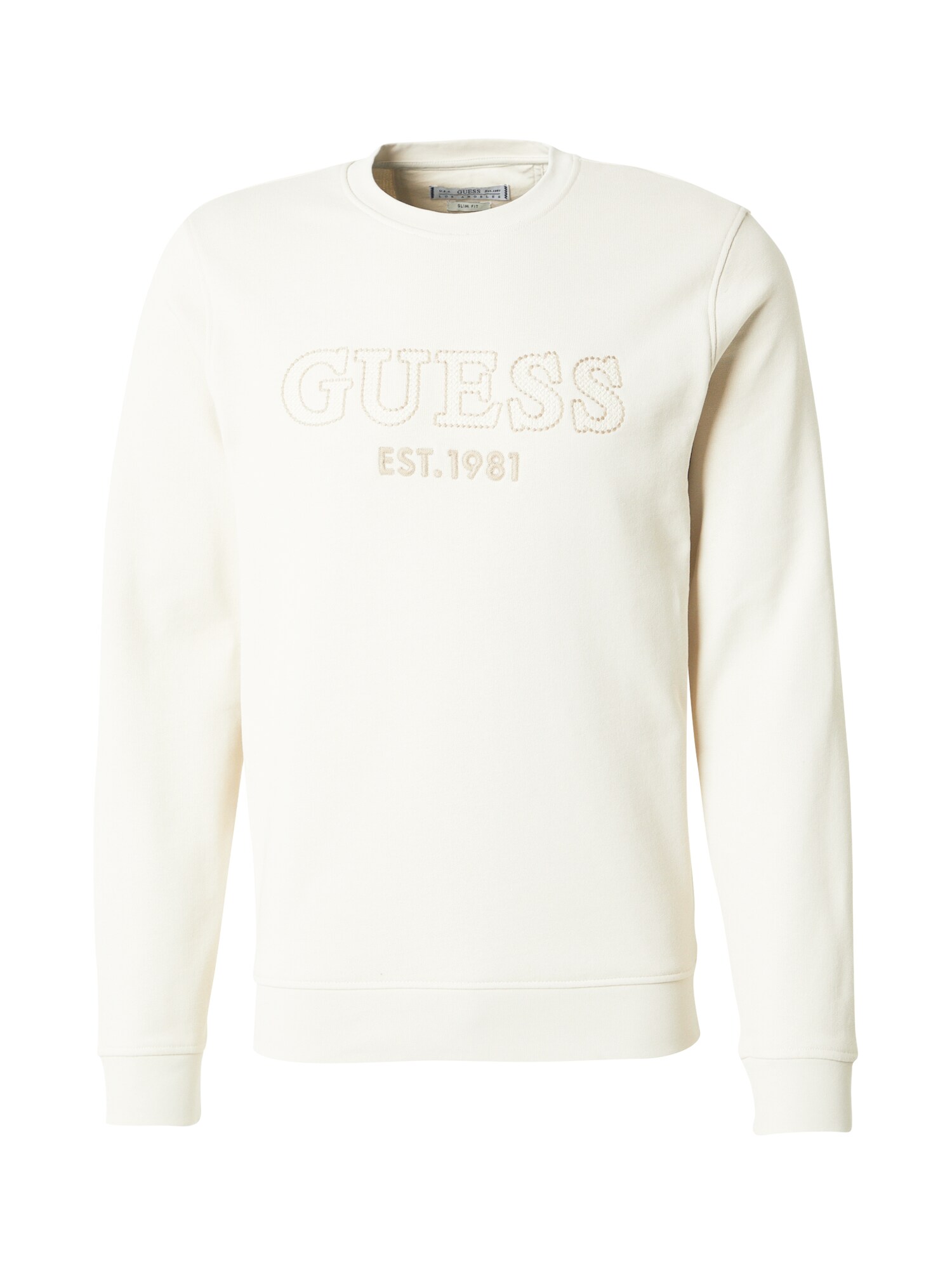 GUESS Bluză de molton Beau  bej / bej deschis