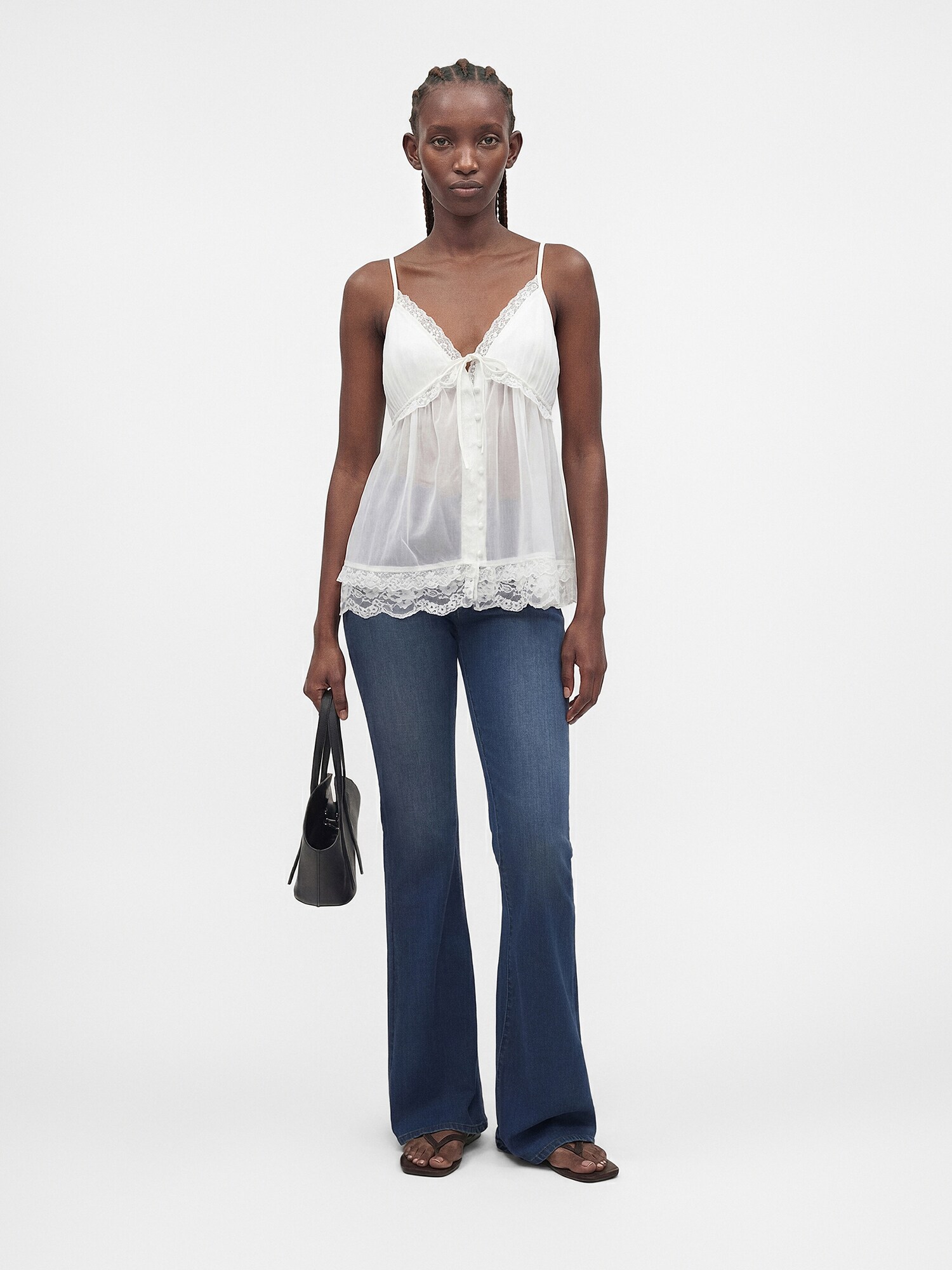 Abercrombie & Fitch Blusa 'MAR4'  blanco – imagen 4