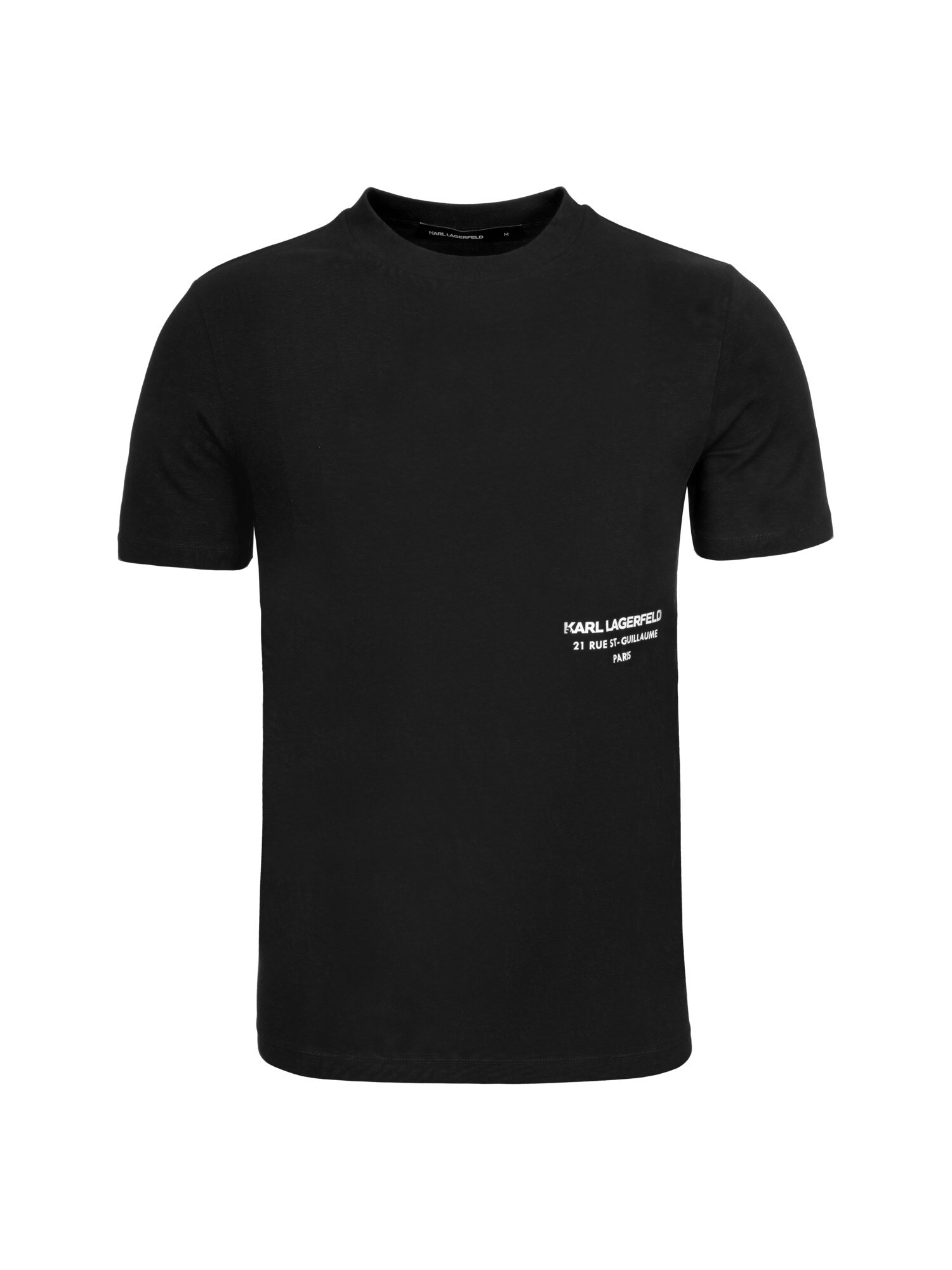 Karl Lagerfeld Camiseta ' 755054 '  negro / blanco