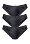 Nincs kiválasztva, PETITE FLEUR, Slip, fekete (Elfogyott)