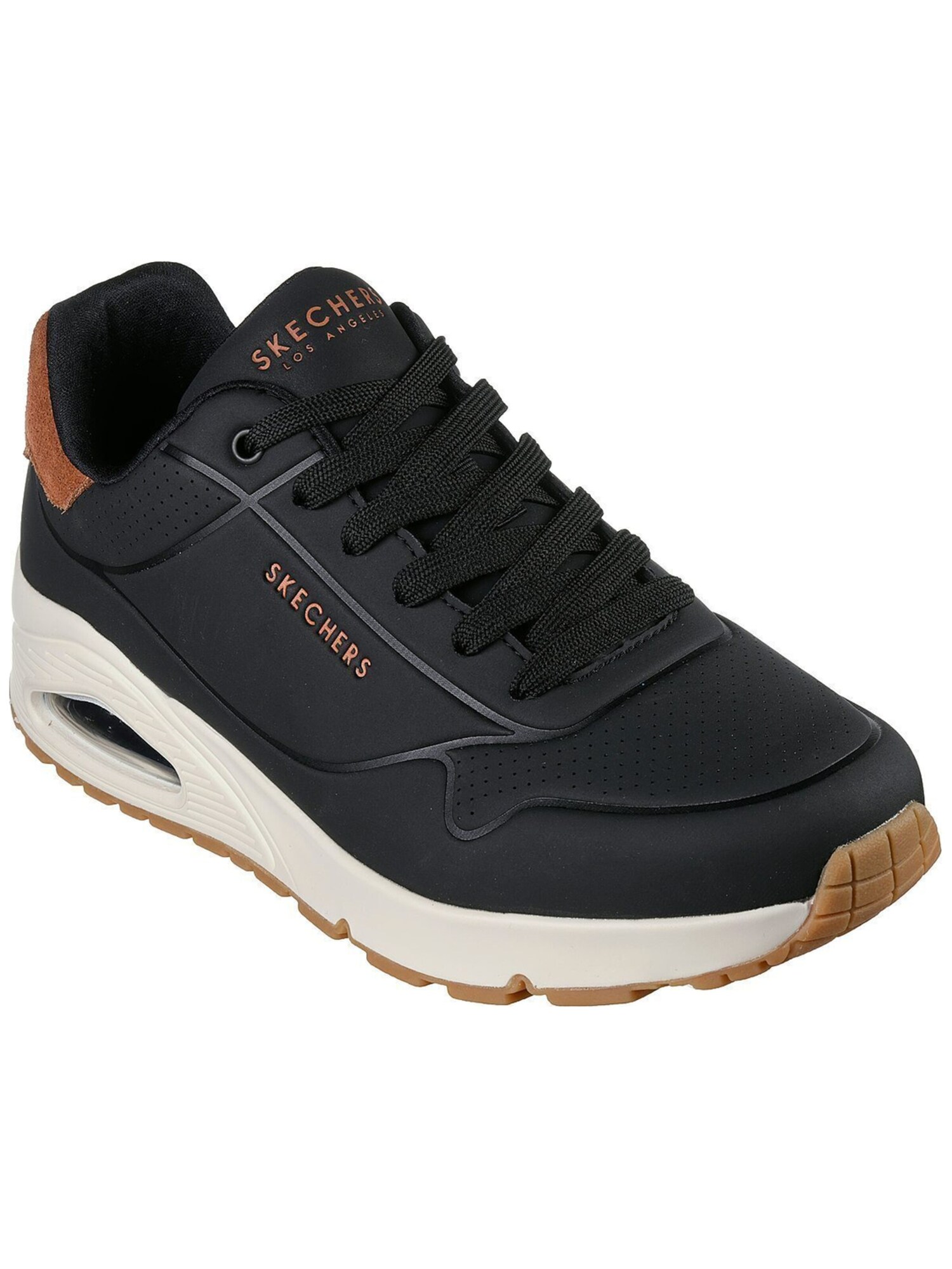Skechers Uno - Suited On Air Zapatillas Casual Hombre Negro Blk – imagen 3