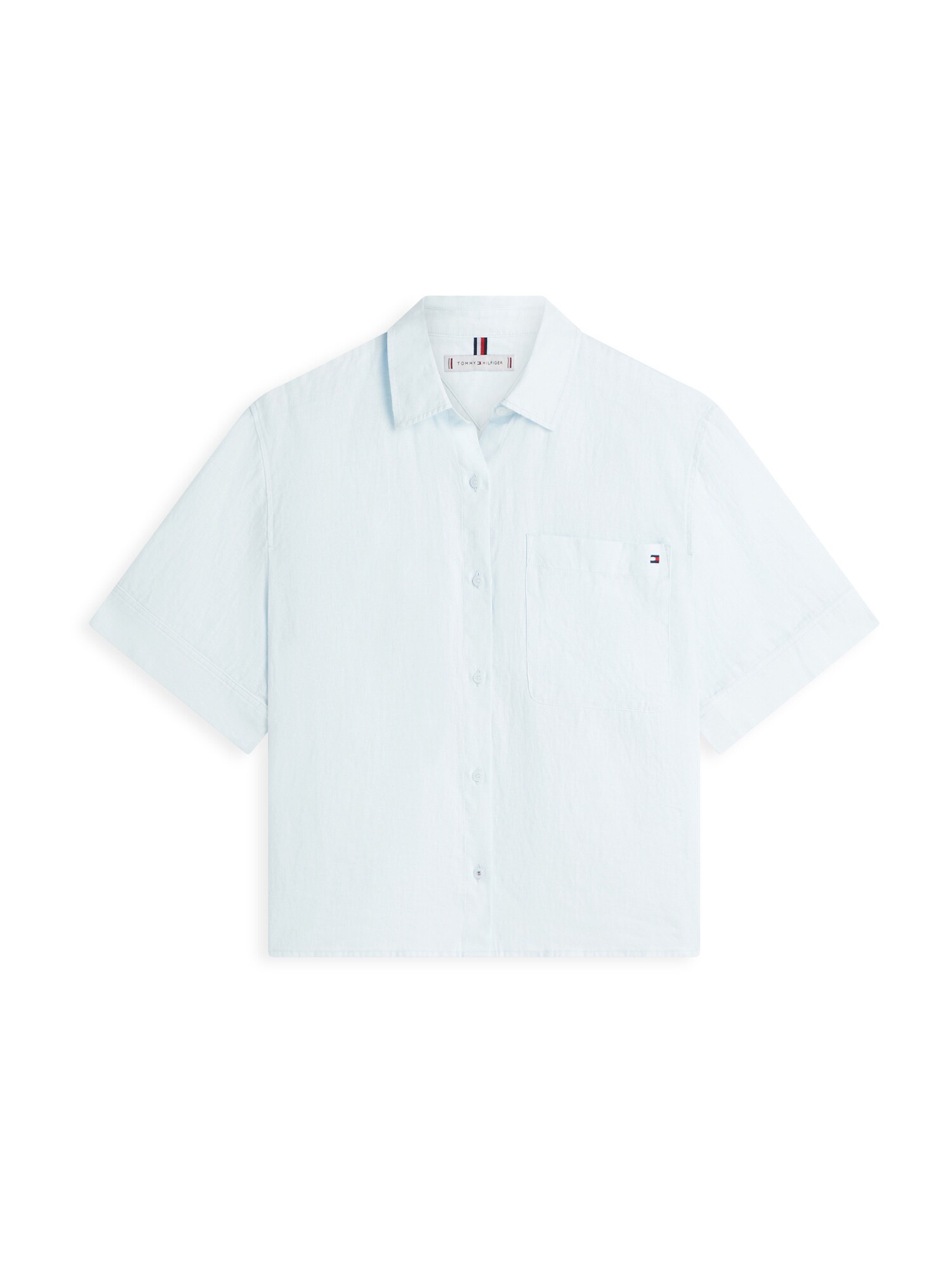 TOMMY HILFIGER Blúzka 'ESS'  pastelovo modrá