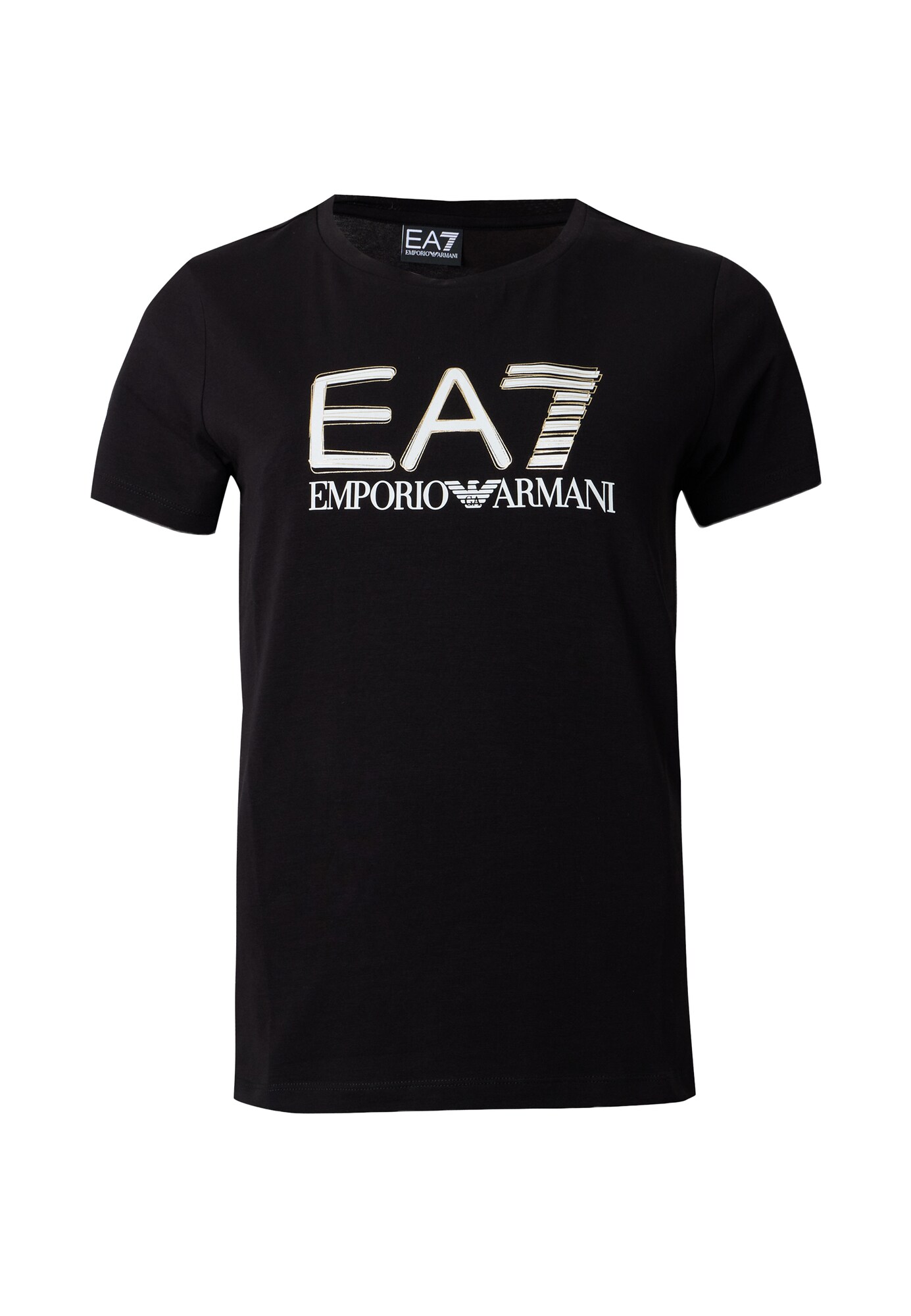 EA7 Emporio Armani Camiseta negro / blanco – imagen 5