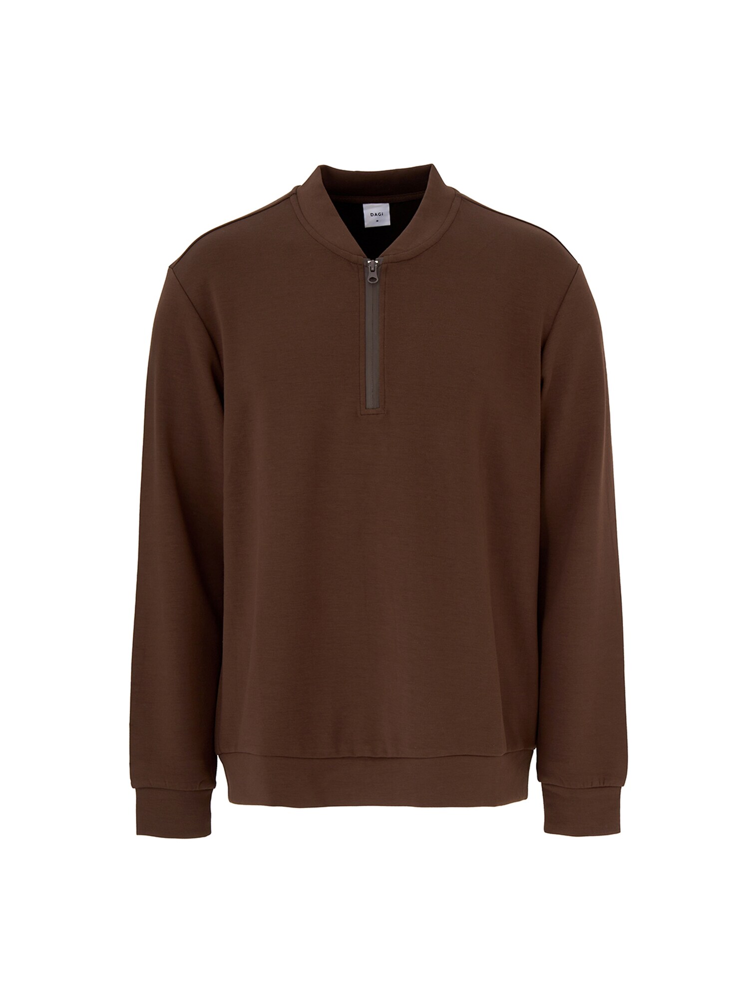 Dagi Bluză de molton  maro închis