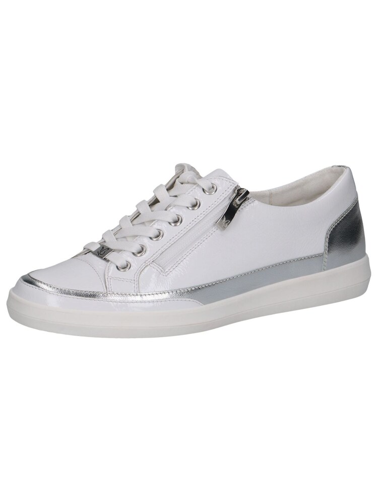 CAPRICE Sneaker 'Ties' Damen Größe 40 silber / weiß