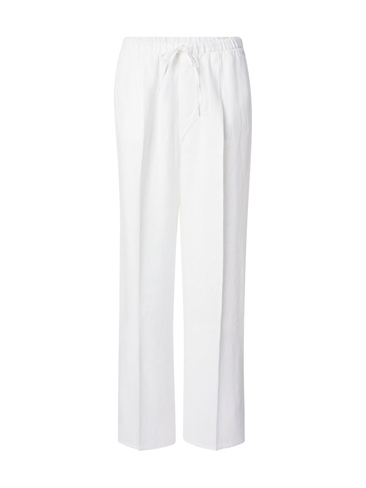 WEEKDAY Pantaloni cu dungă  alb
