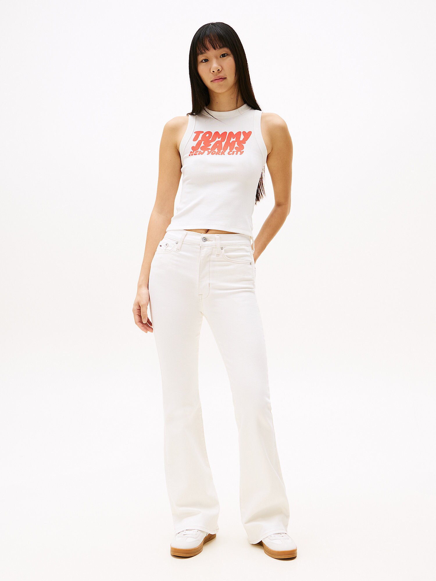 Tommy Jeans Farmer 'Sylvia'  fehér farmer termék 2. képe