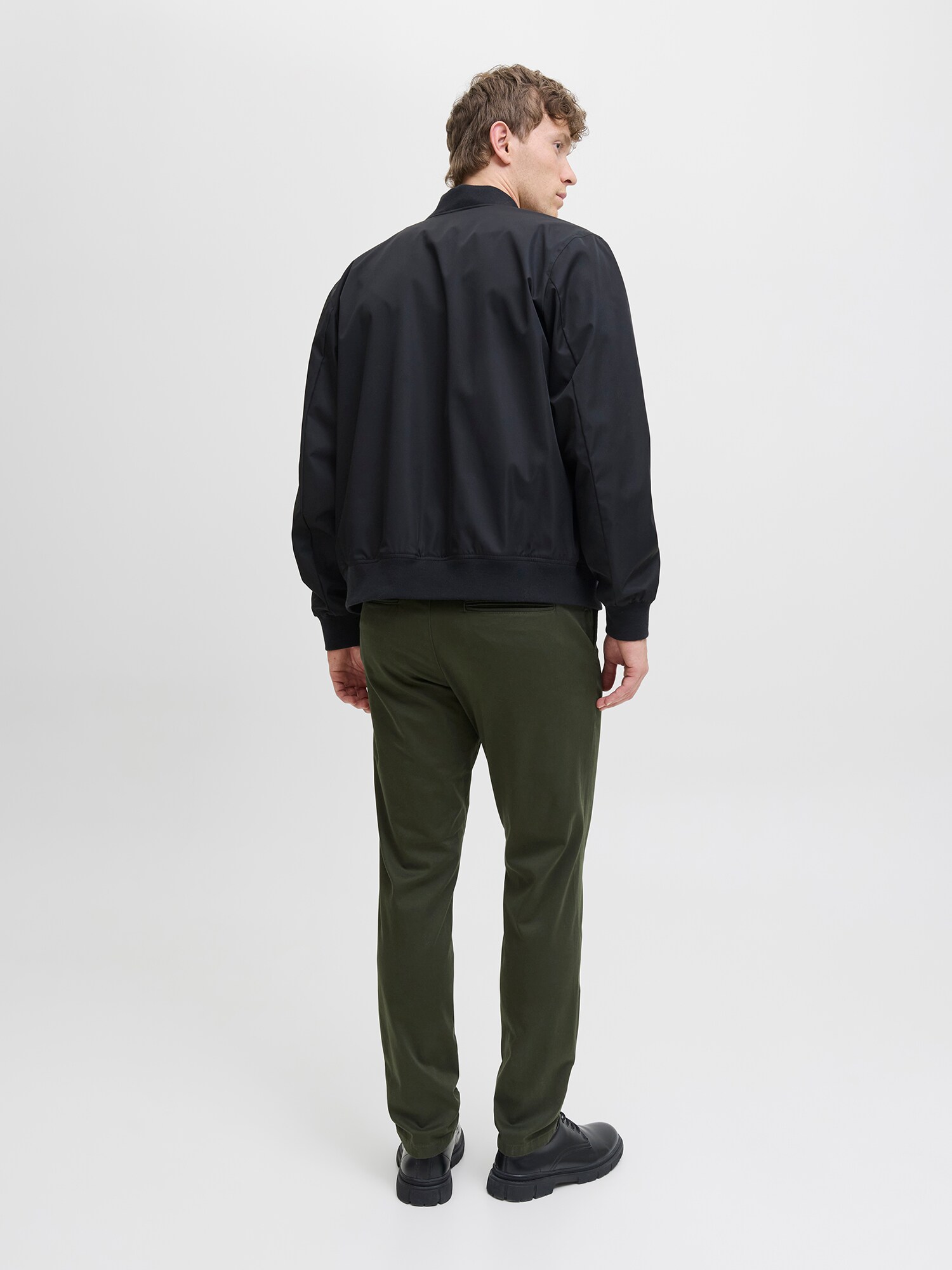 JACK & JONES Chino nohavice 'JJIMARCO JJBOWIE' tmavozelená (obrázok 4)