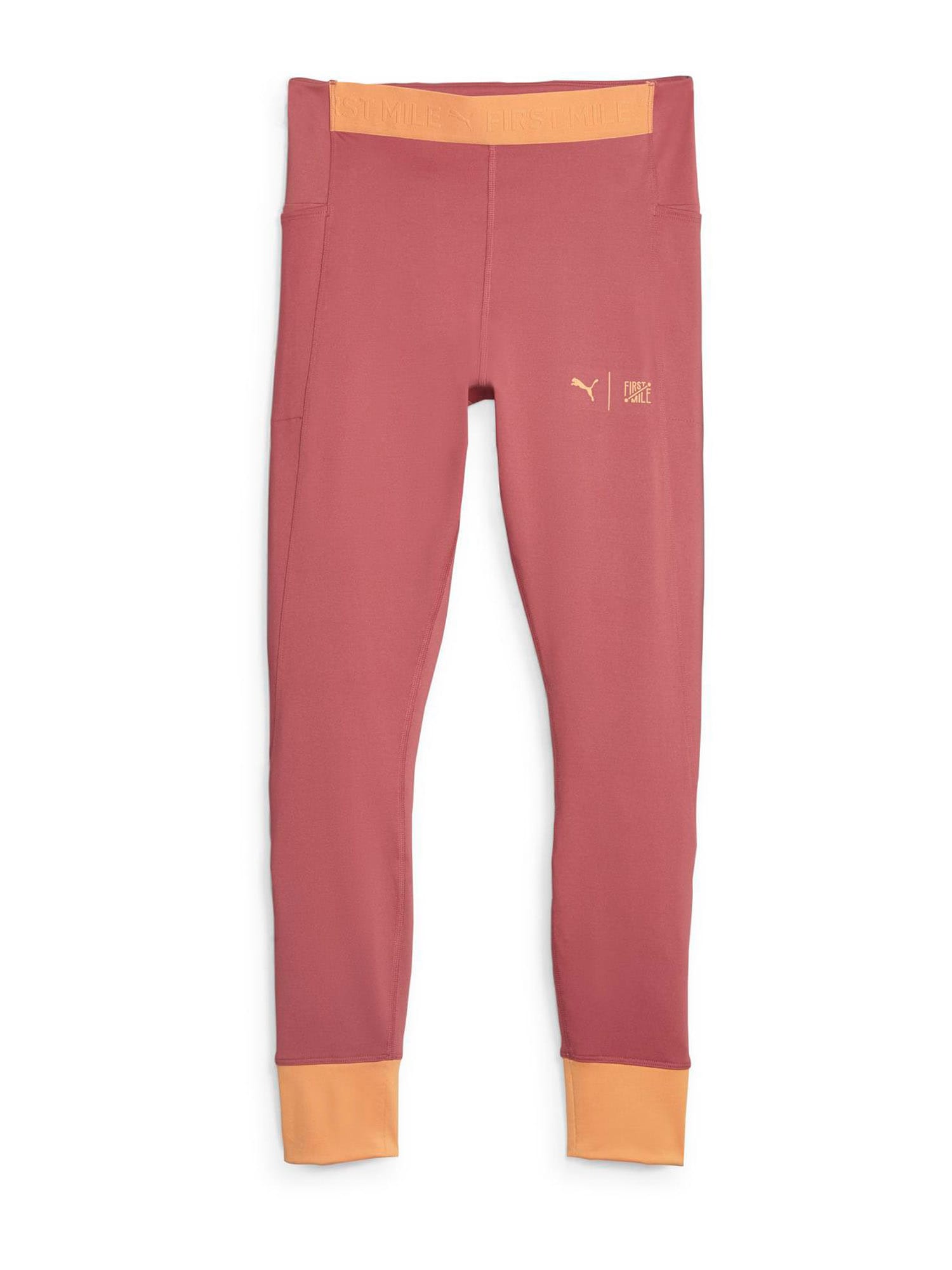 PUMA Športne hlače  oranžna / pastelno rdeča