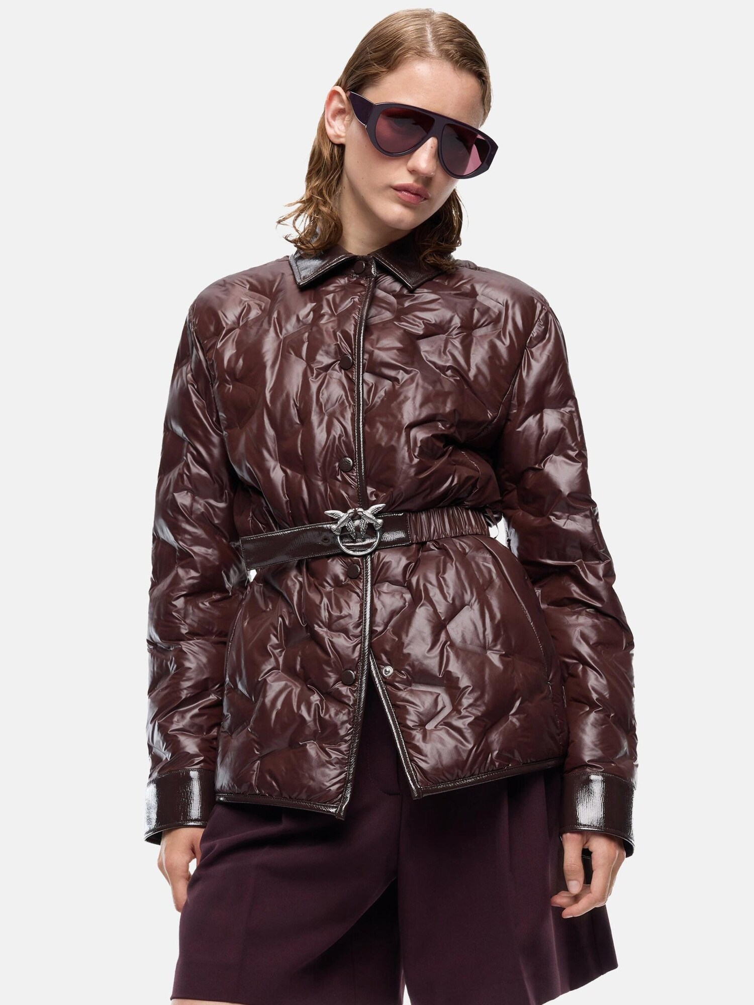 PINKO Chaqueta de entretiempo 'DIPLADENIA'  marrón oscuro – imagen 5