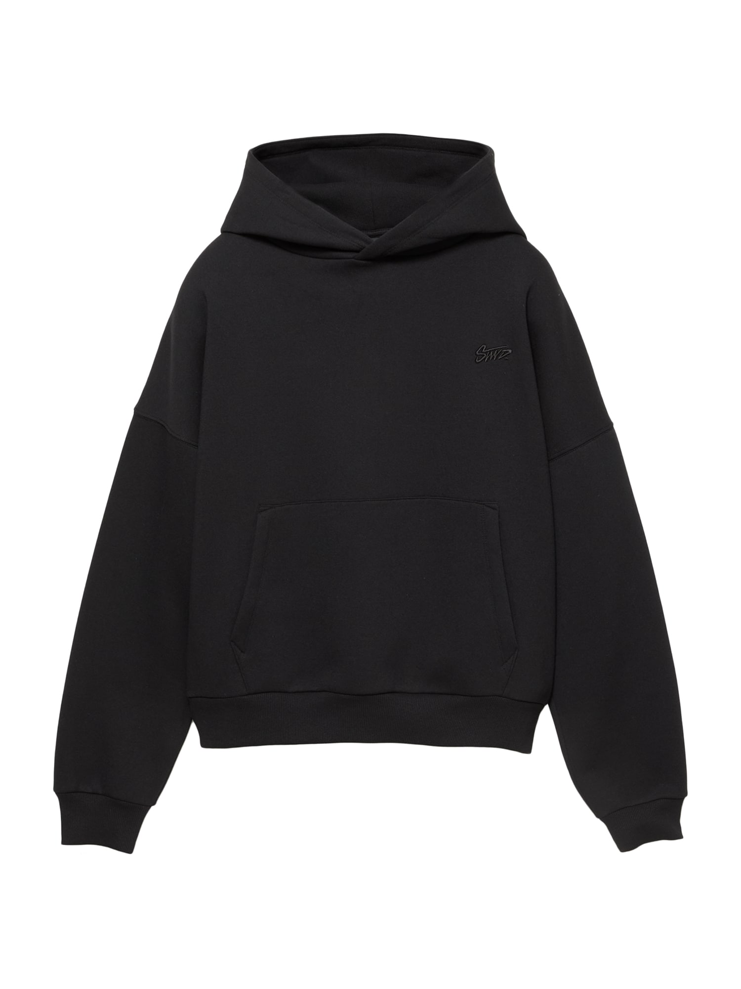 Pull&Bear Bluză de molton STWD  gri deschis / gri închis / negru / alb murdar