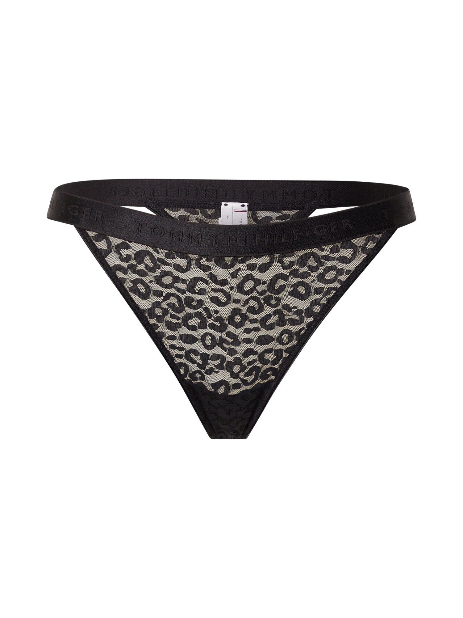 Tommy Hilfiger Underwear Tanga 'LEOPARD'  negru