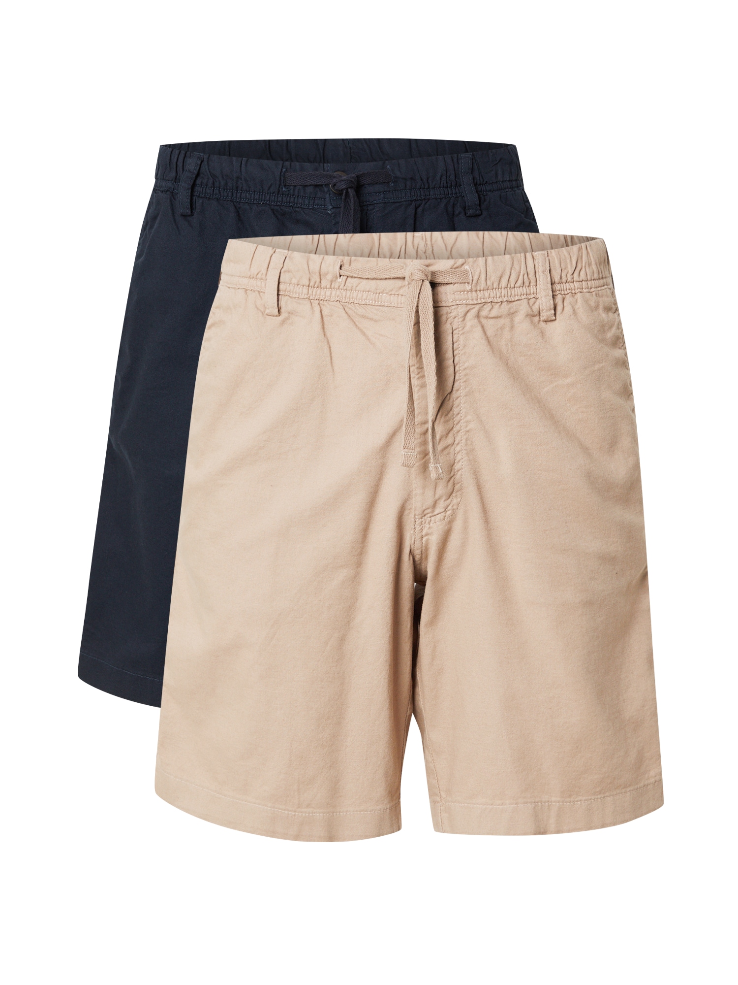 JACK & JONES Pantaloni eleganți JPSTJaiden  bej / albastru marin