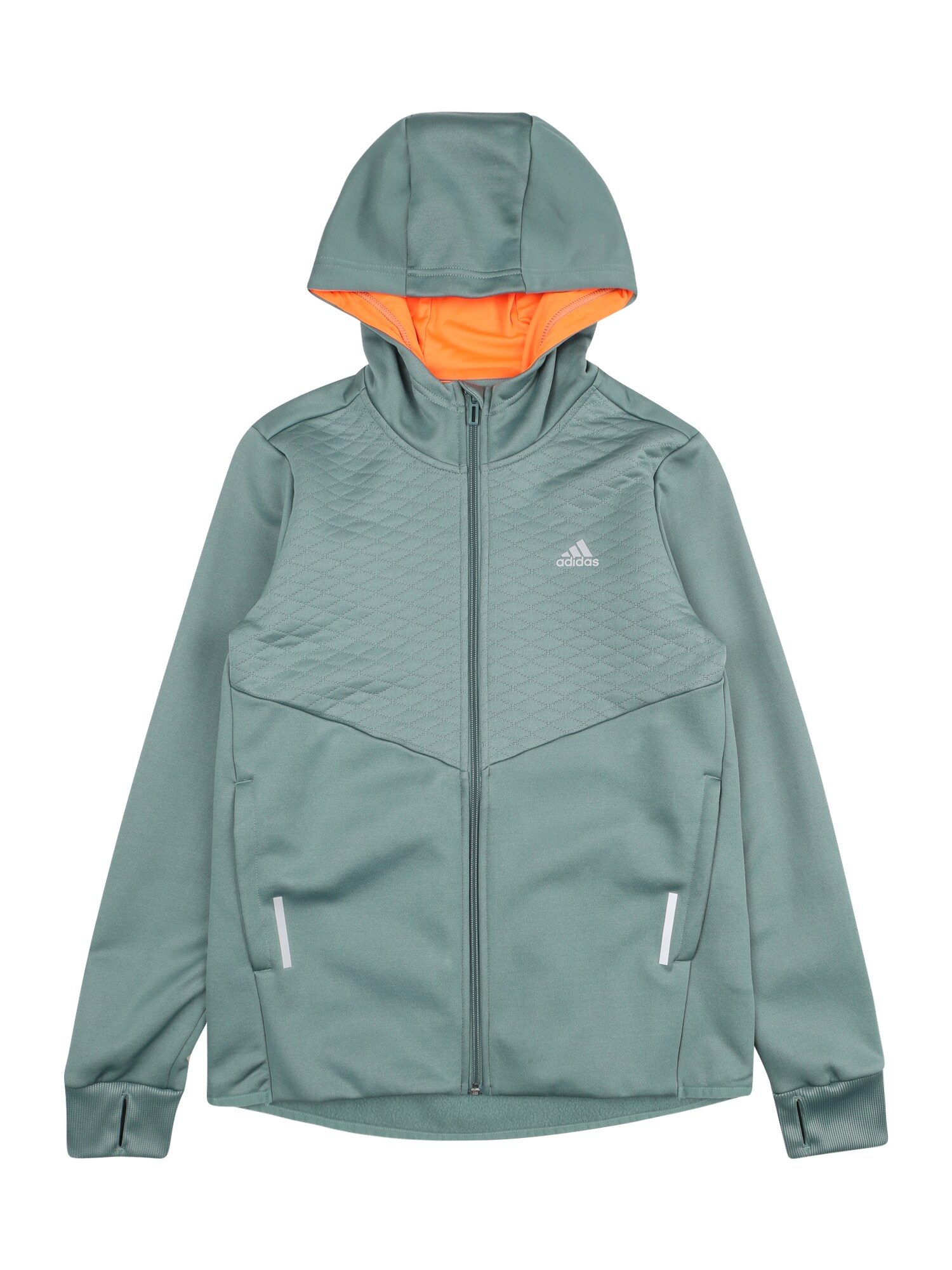 ADIDAS PERFORMANCE Sportinė striukė 'YB IW FZ'  pastelinė žalia