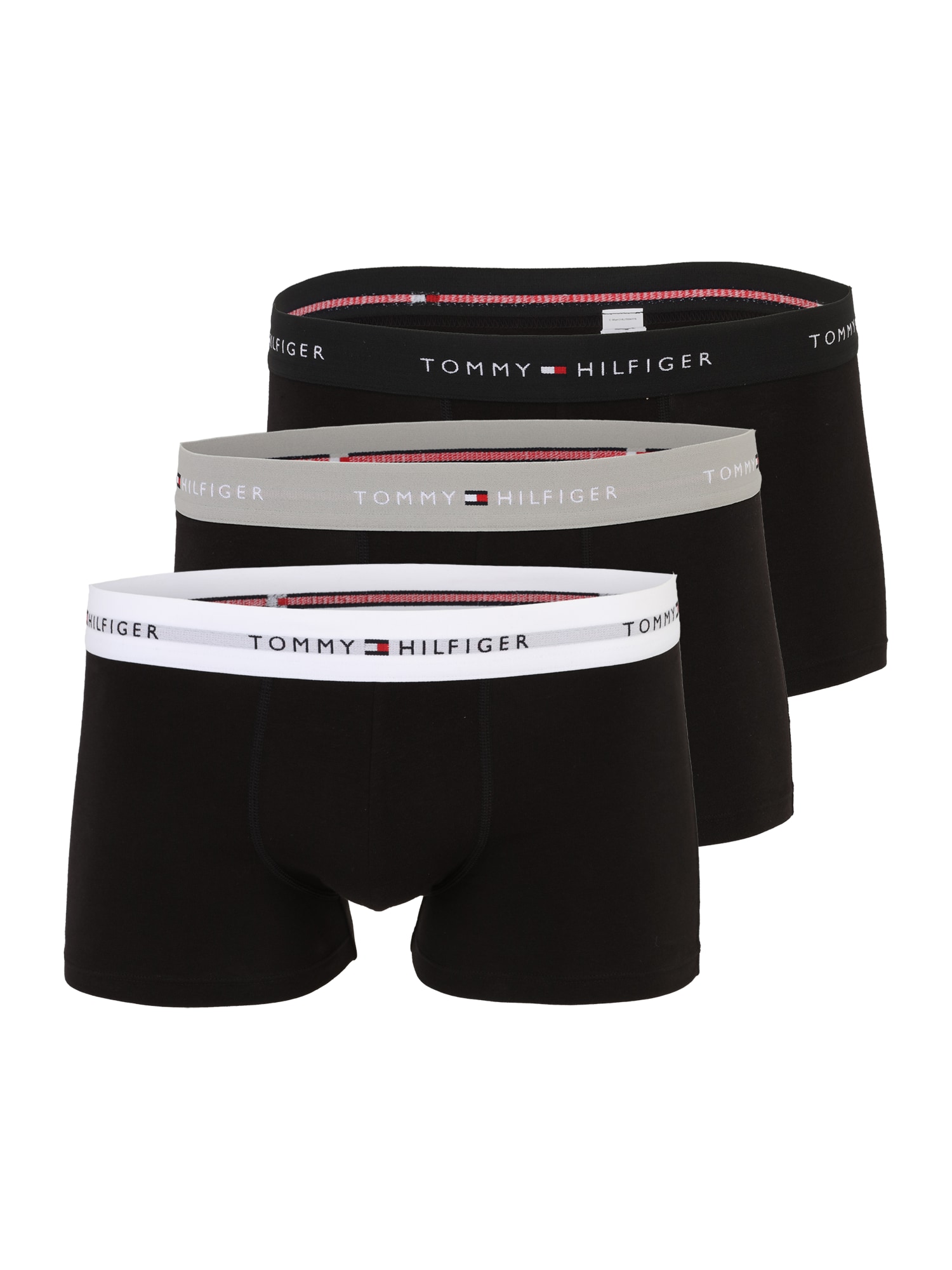Tommy Hilfiger Underwear Boxeri  gri deschis / roșu / negru / alb