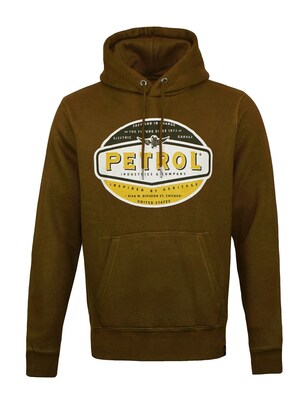 Petrol Industries Sweatshirt Lichtbeige / Donkerbruin / Honing