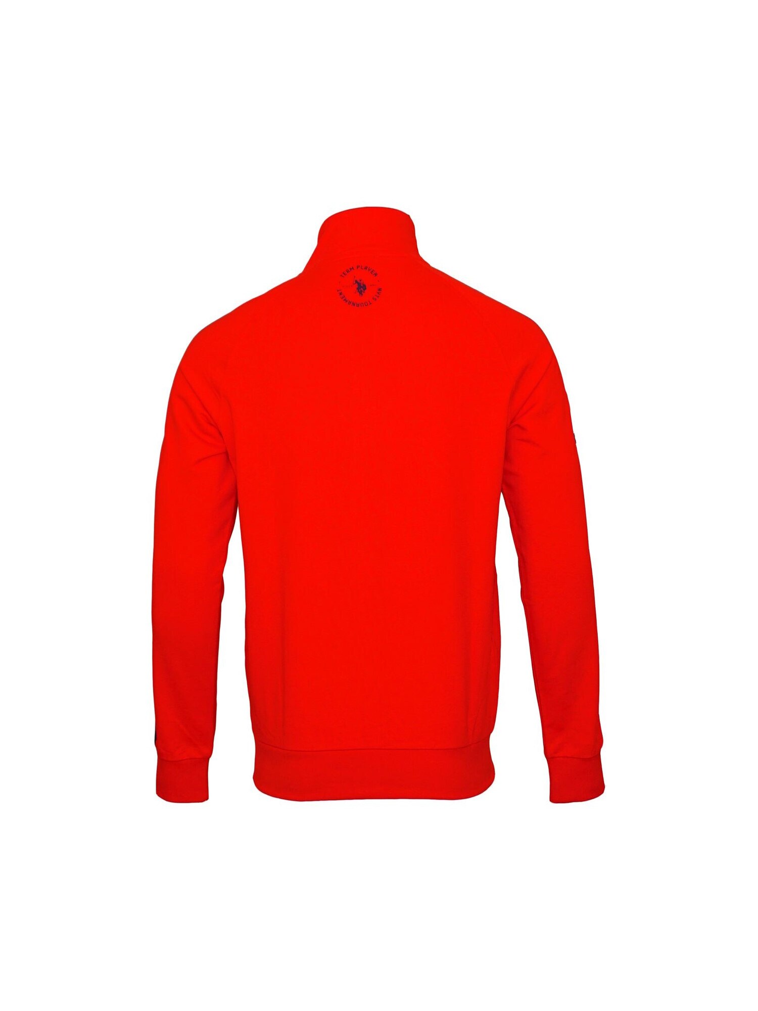 U.S. POLO ASSN. Tepláková bunda námornícka modrá / červená / biela (obrázok 3)