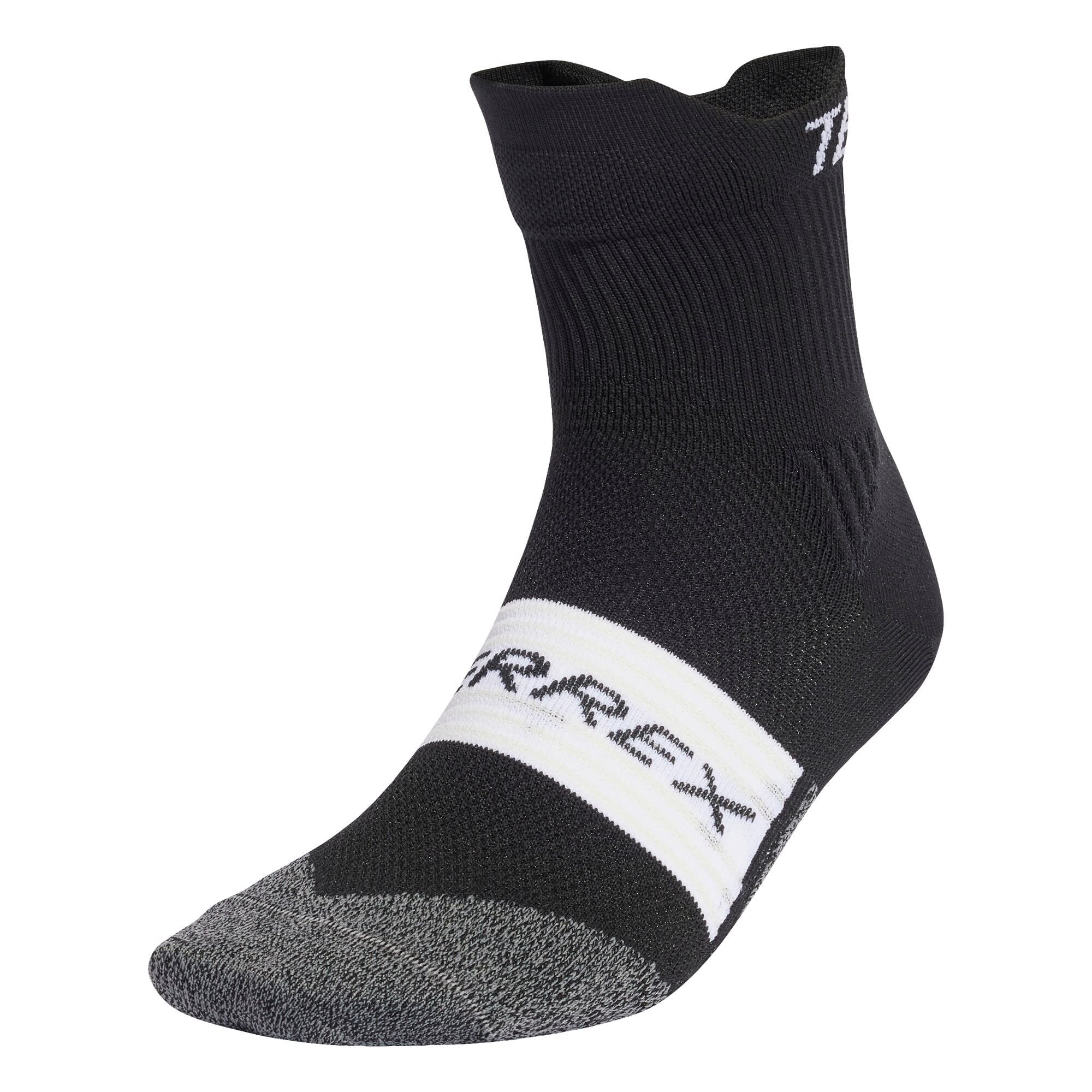 ADIDAS TERREX Sportzoknik  szürke melír / fekete / fehér akciós termékkép 1