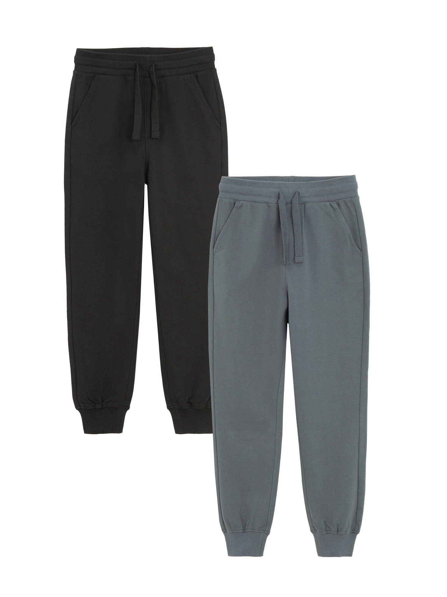 Cool Club Pantaloni  gri bazalt / negru