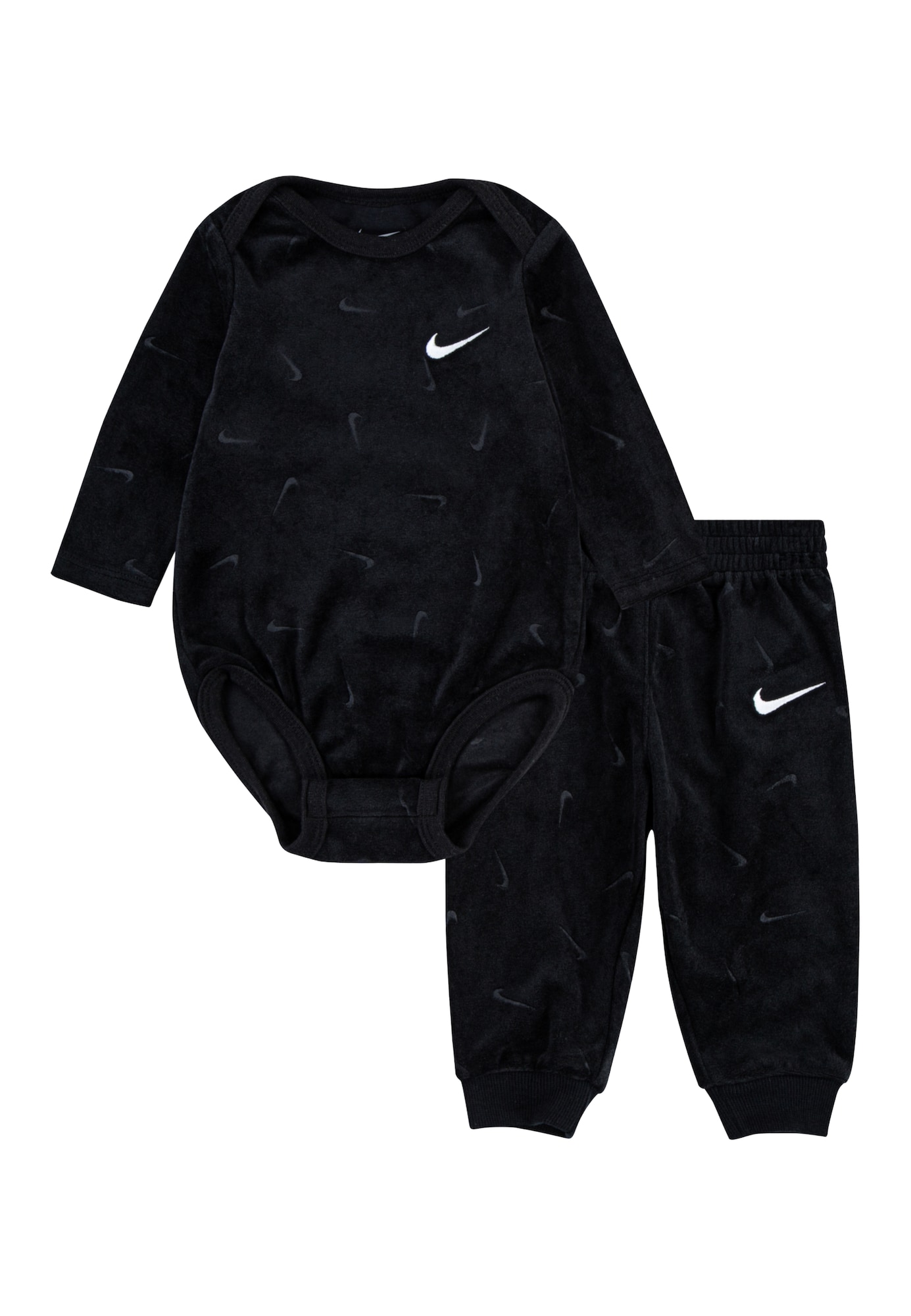 Nike Sportswear Set NEW IMPRESSIONS gri metalic / negru / alb