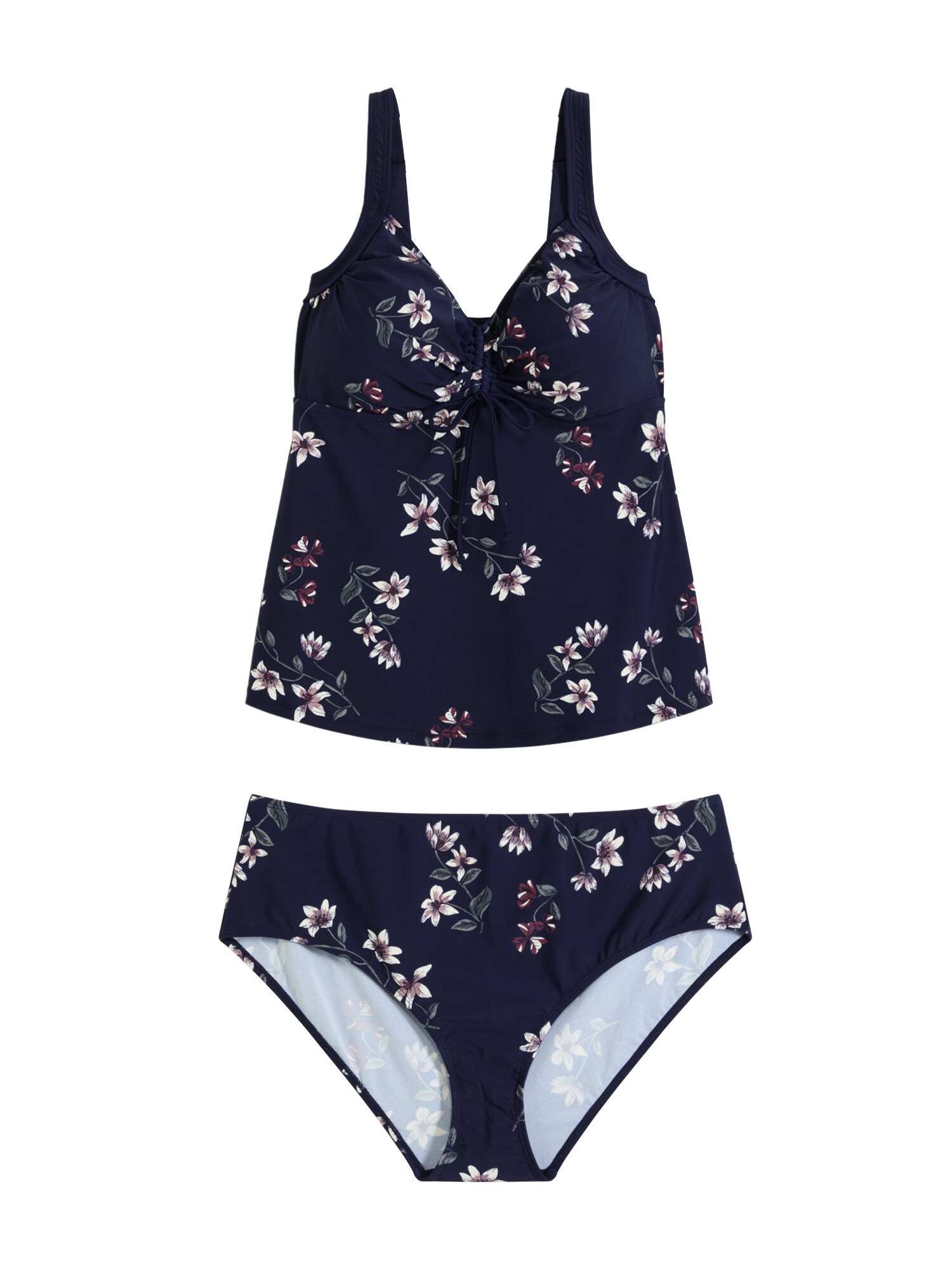 bonprix Costum de baie Tankini albastru închis