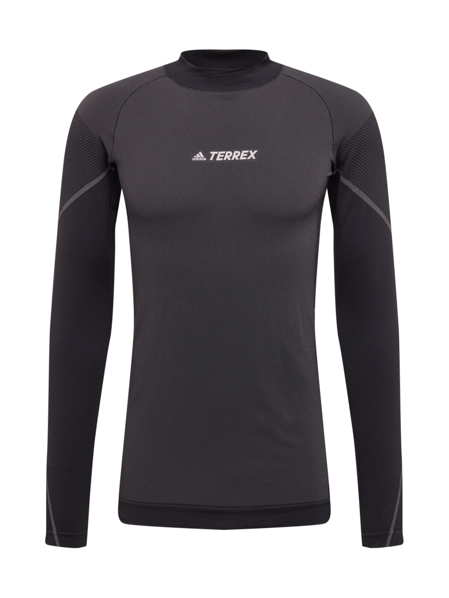 ADIDAS PERFORMANCE Sportiniai marškinėliai  juoda / tamsiai pilka / balta
