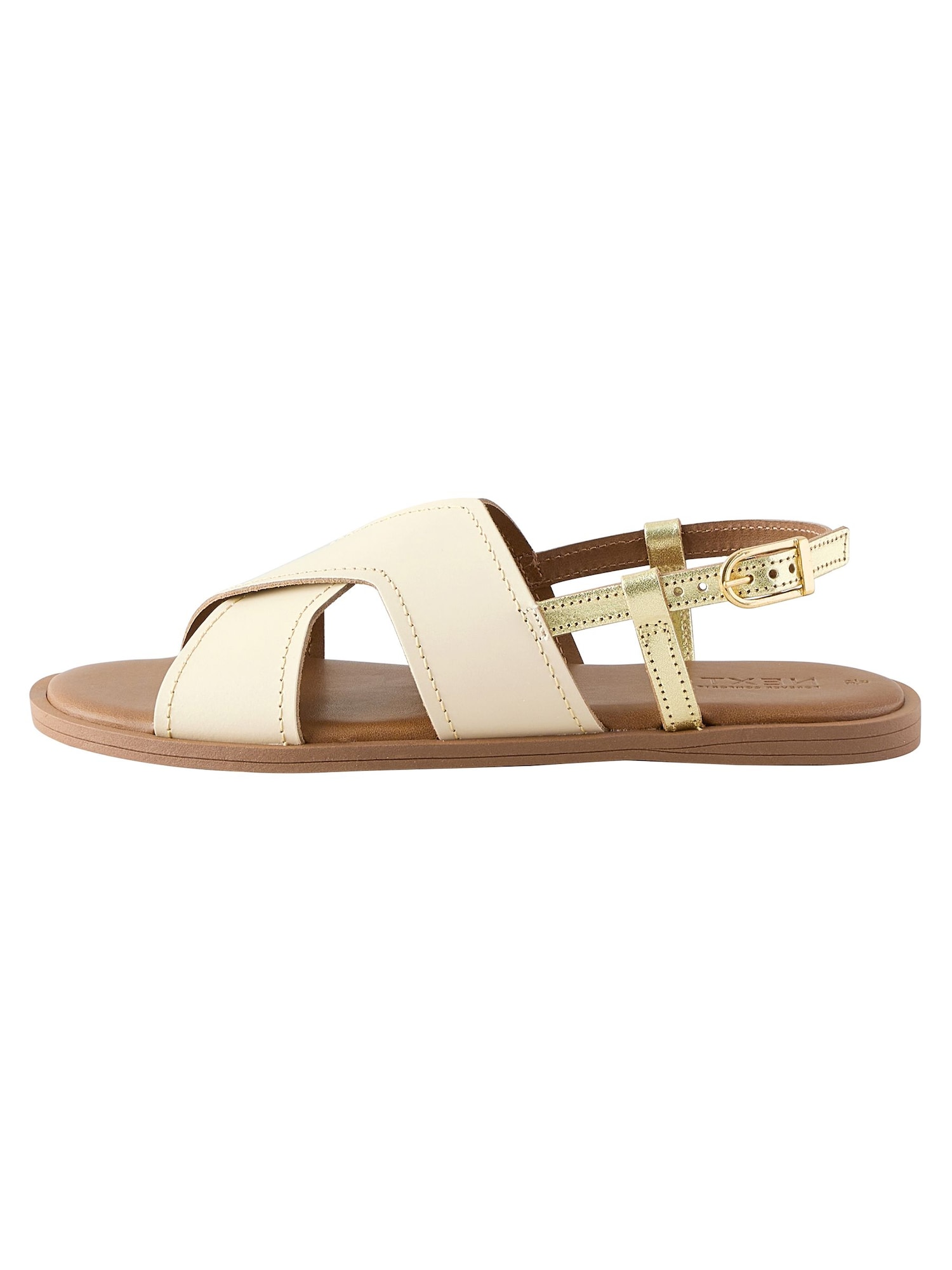 Next Sandale Forever Comfort  bej / auriu