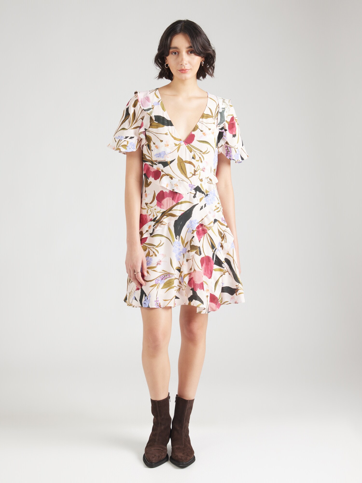 Ted Baker Ruha 'Issiia'  olíva / magenta / rózsa / fekete termék 2. képe
