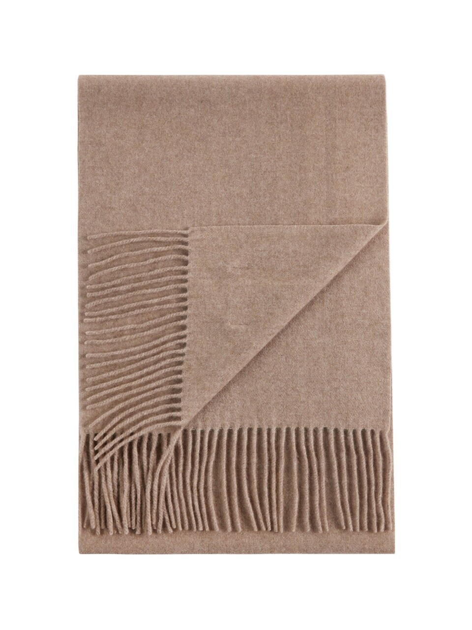 Halsduk 'Unisex Cashmere Fringed Scarf'