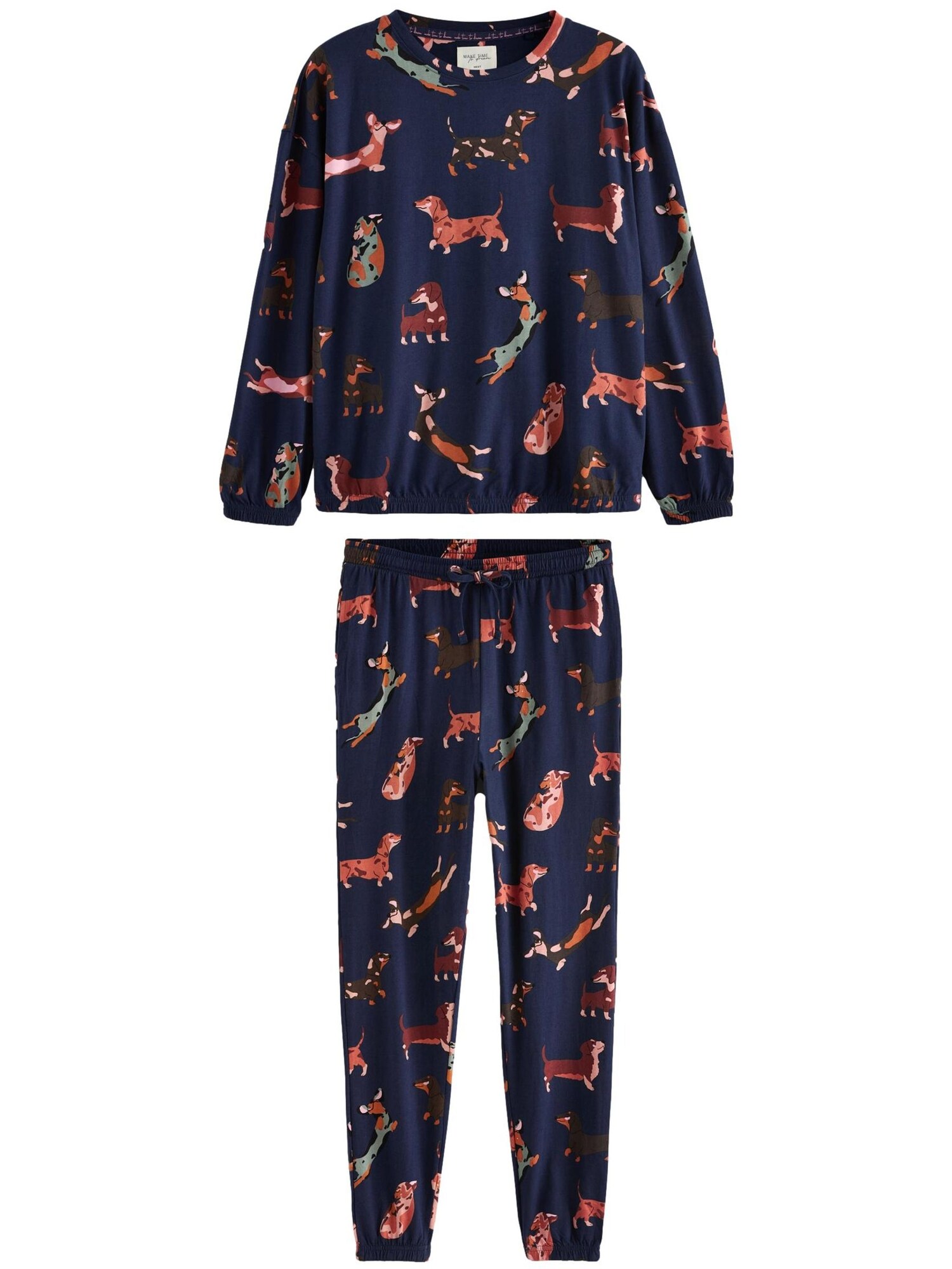 Next Pijama  bleumarin / roșu