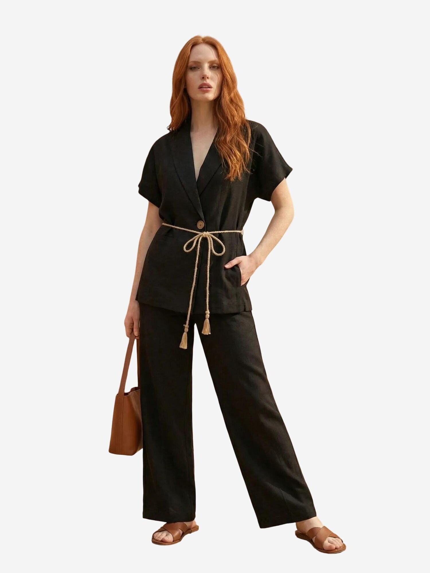 My fashion Jednodijelna pidžama crna