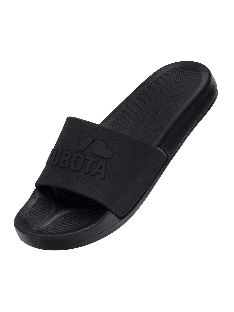 Strand-/badsko 'Kubota Men's Slip-On Dark Green Basic Plain Pool Slides'