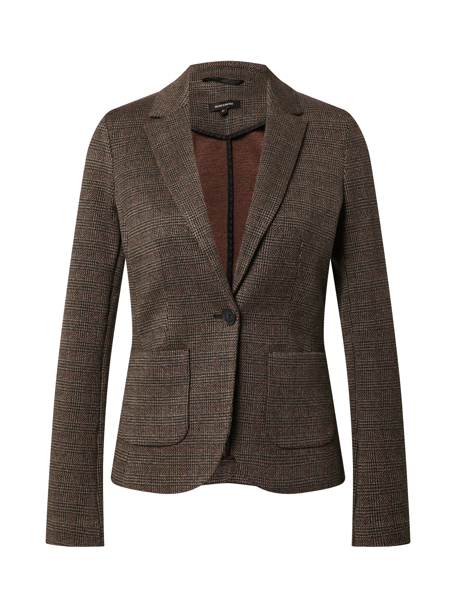 MORE & MORE Blazer švarkas  ruda / juoda