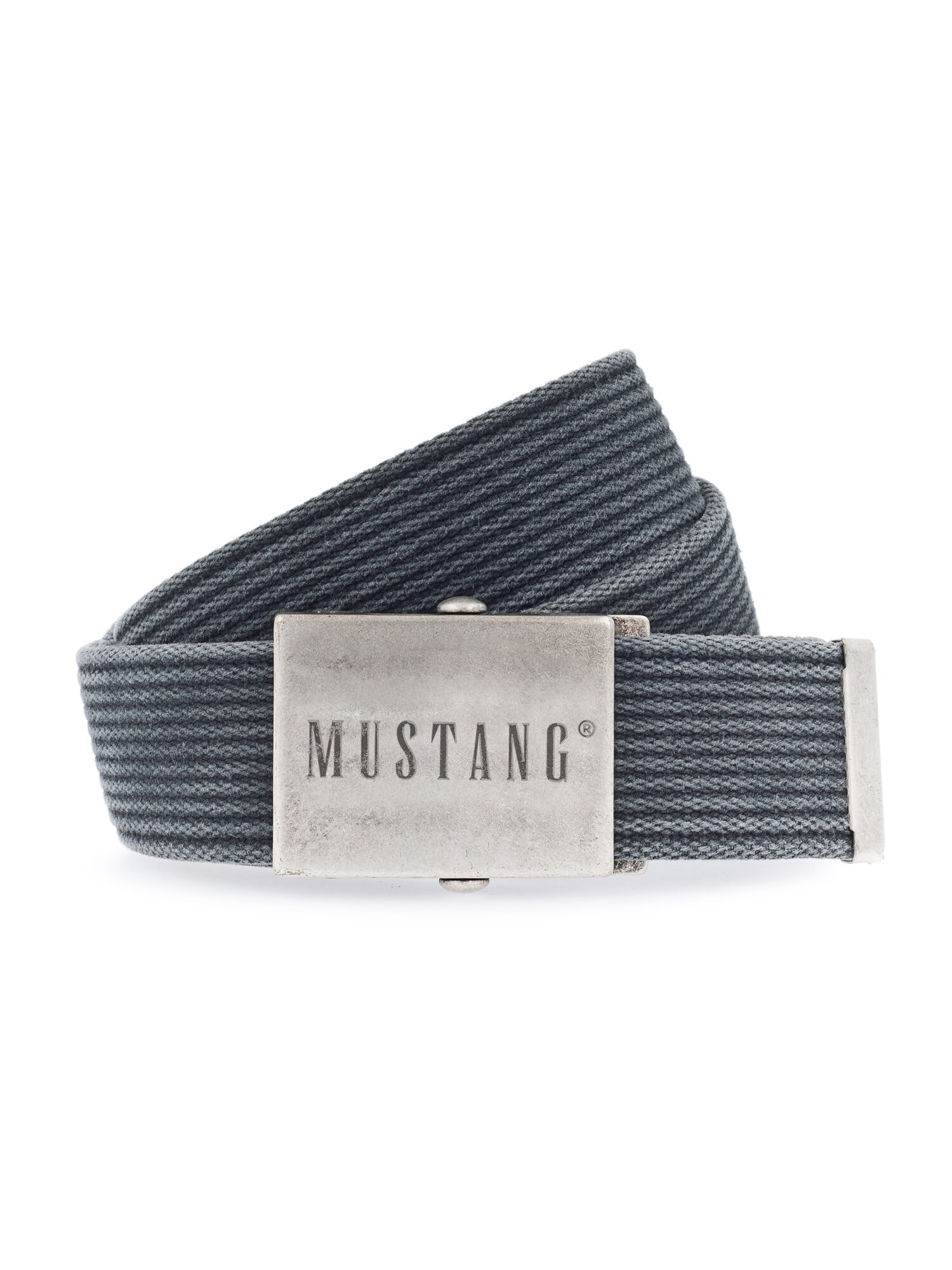 MUSTANG Opasky 'Gürtel'  čadičová / strieborná