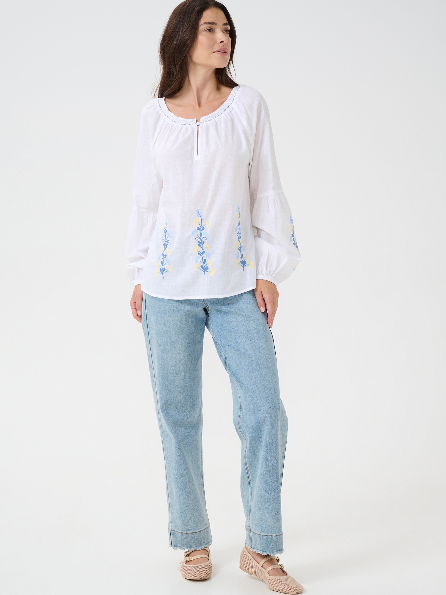 Thumbnail - Cream Bluse CRSara