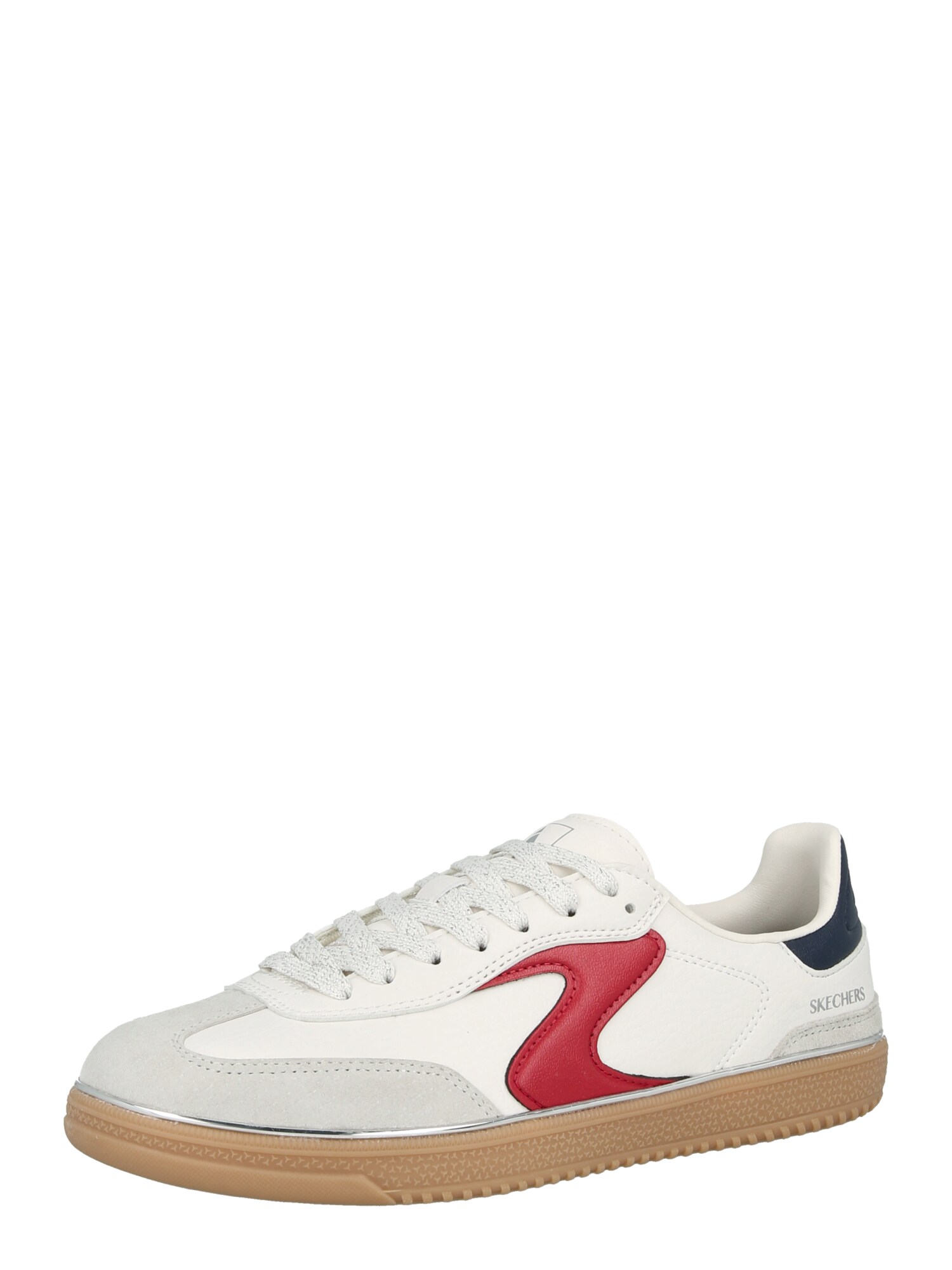 SKECHERS Sneaker low HOTSHOT - LIVING LUXE  bleumarin / gri deschis / roșu cireș / alb