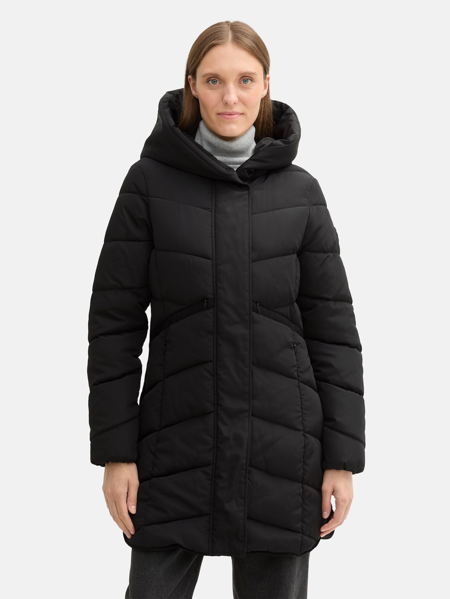 TOM TAILOR Télikabátok  fekete termék 2. képe
