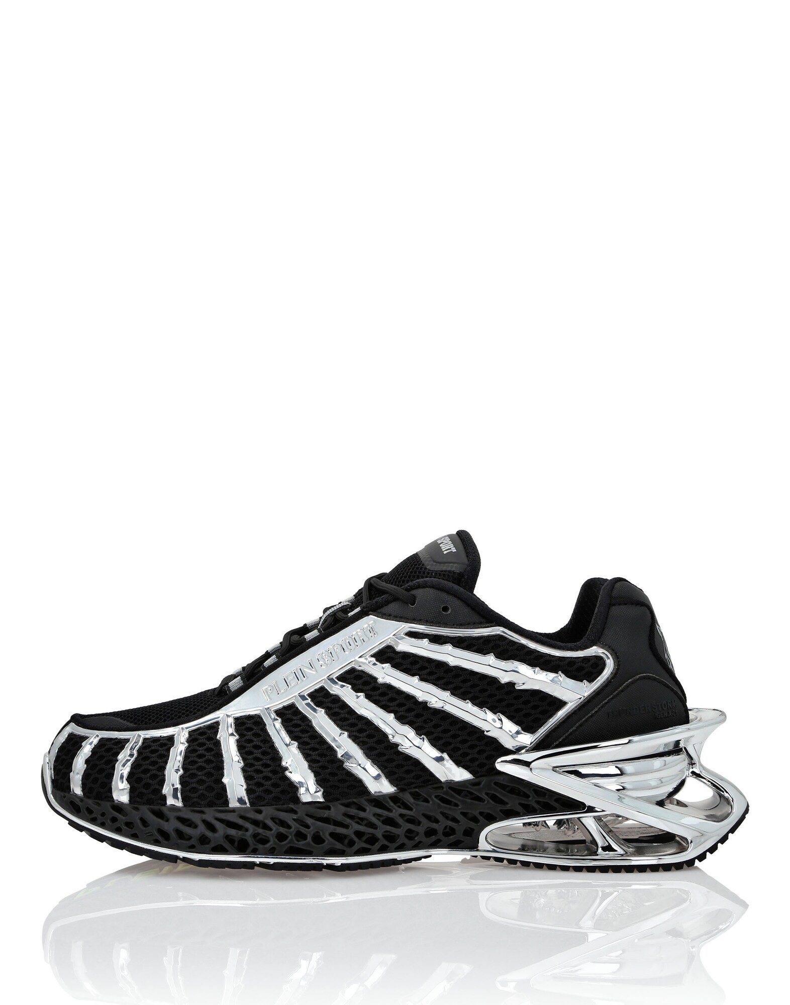 Plein Sport Zapatillas deportivas bajas 'Thunderstorm Gen  X 01'  negro / plata