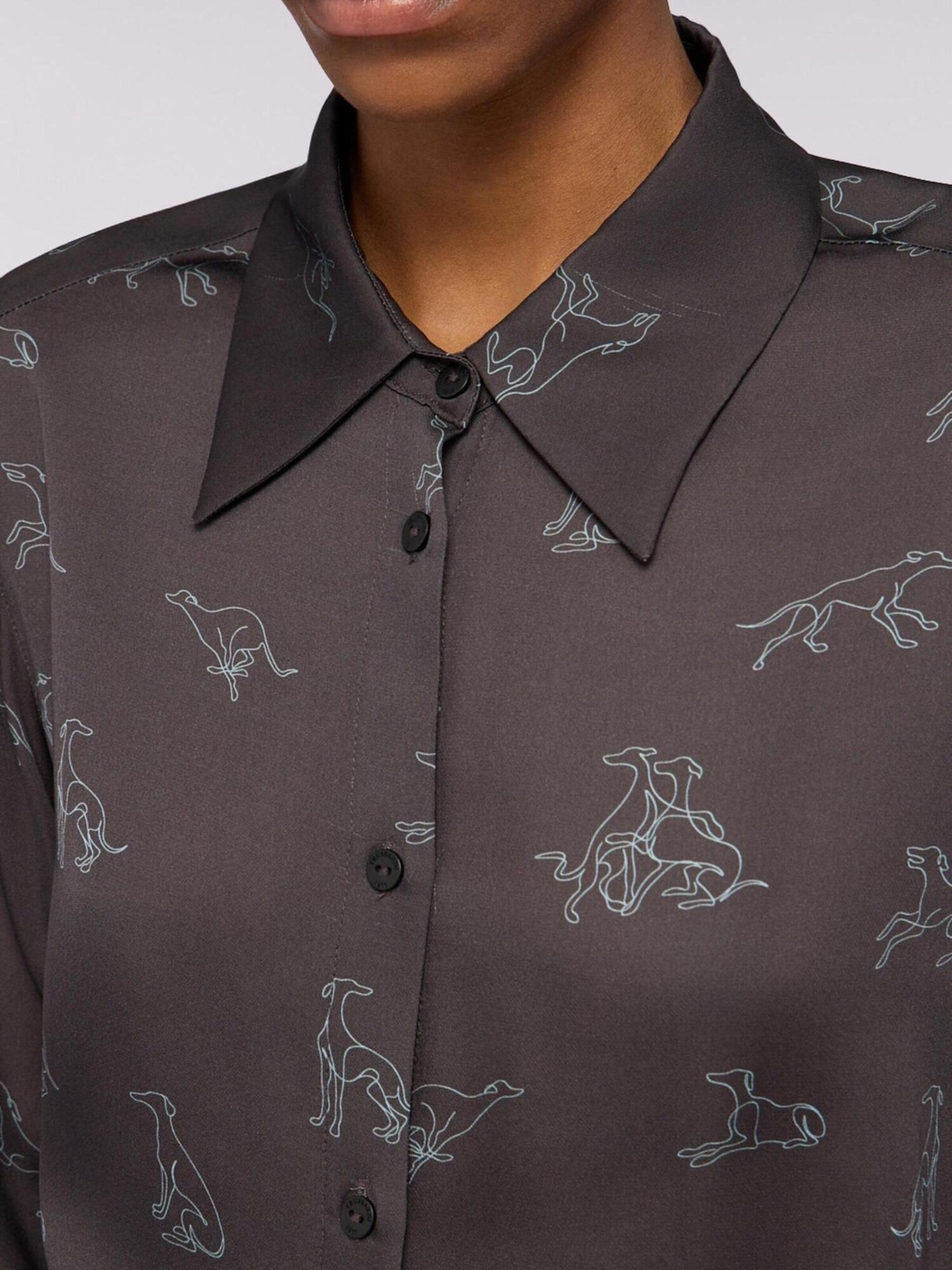 Trussardi Blusa negro – imagen 4