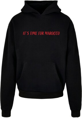 Merchcode Sweatshirt ‘It’s Time For Maroco’ Bloedrood / Zwart