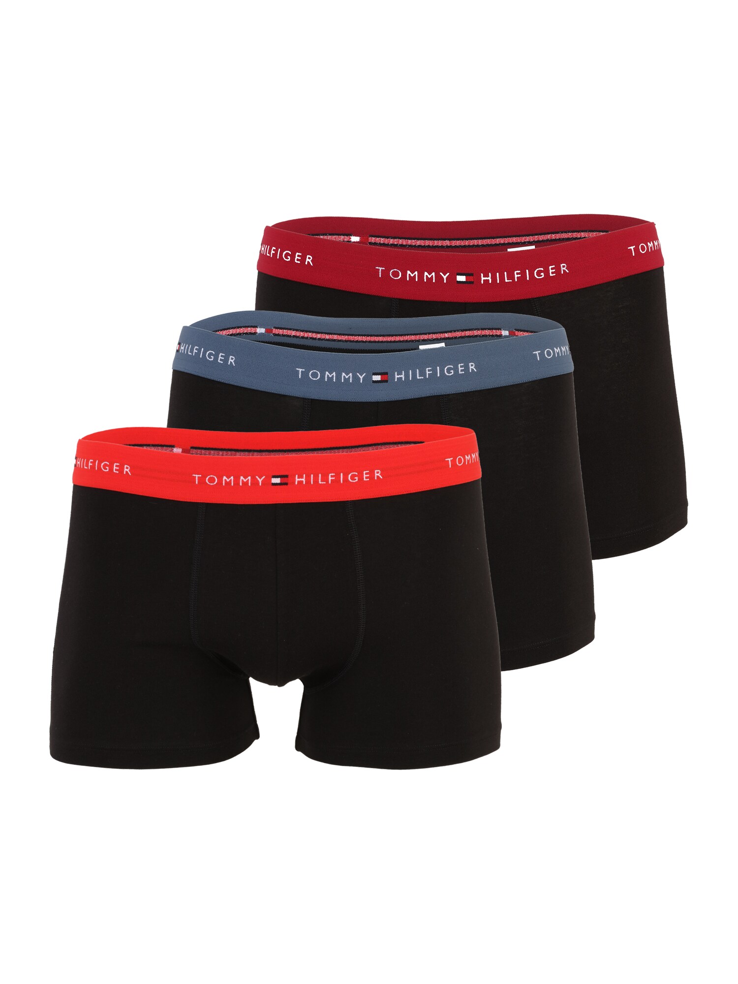 Tommy Hilfiger Underwear Boxerky  tmavomodrá / červená / bordová / čierna