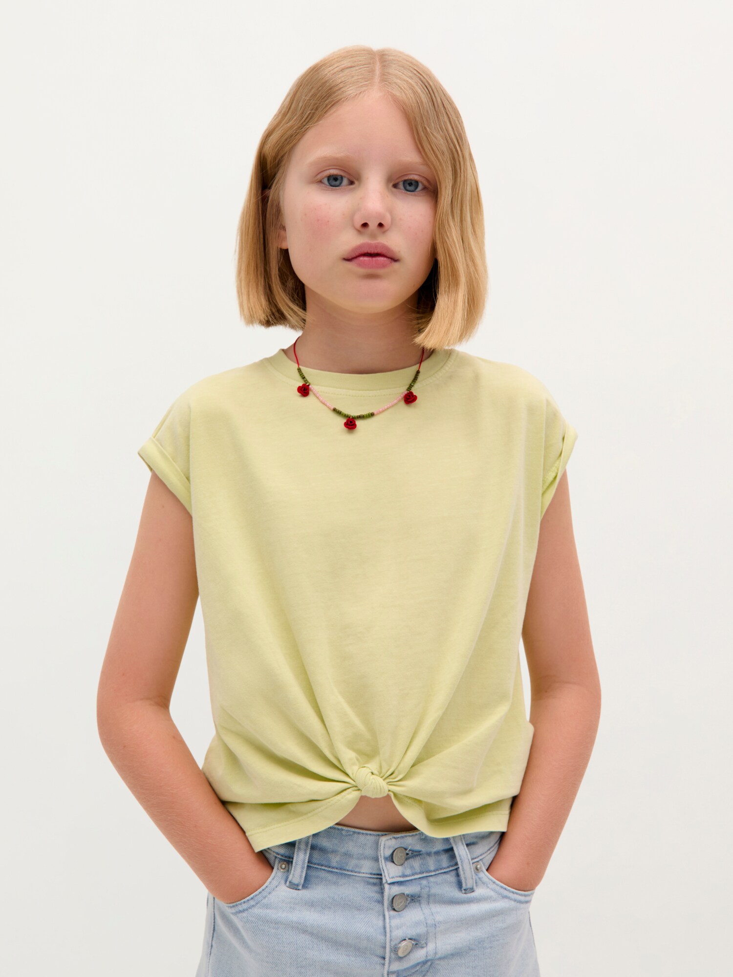 Thumbnail - Scalpers Knot Star Skull Tee Girls