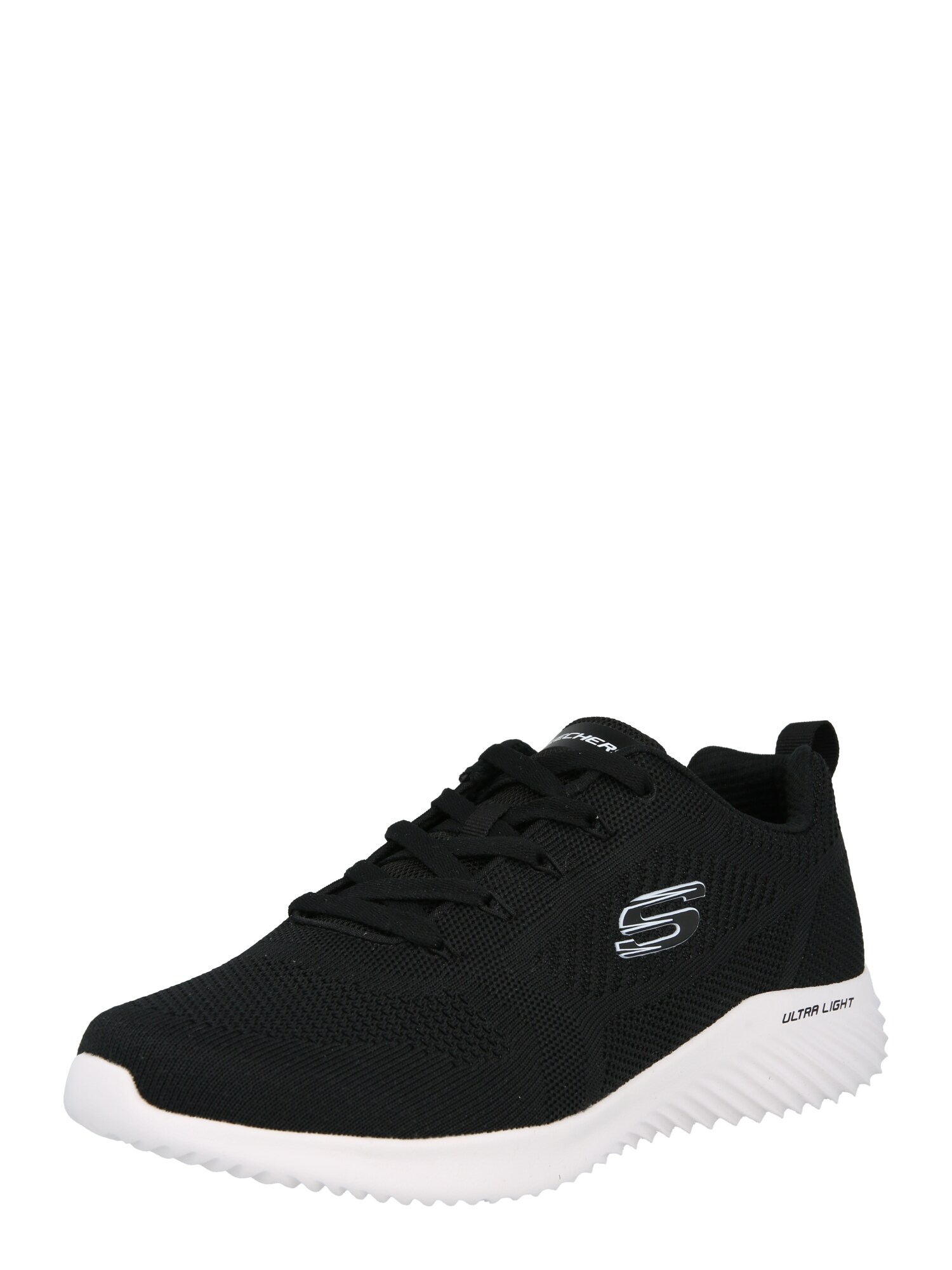 SKECHERS Sneaker low 'BOUNDER-RINSTET'  negru / alb