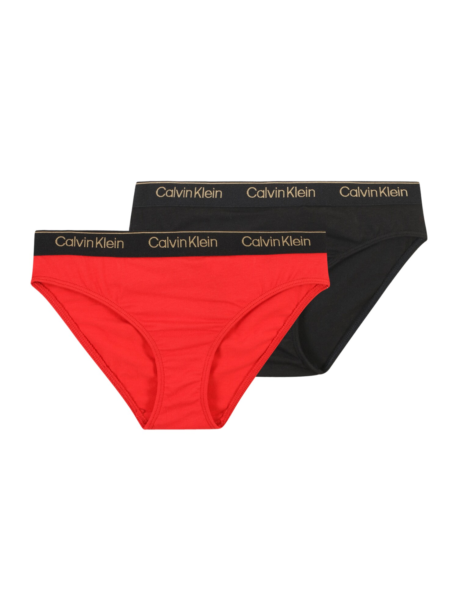 Calvin Klein Underwear Spodnjice  zlata / rdeča / črna