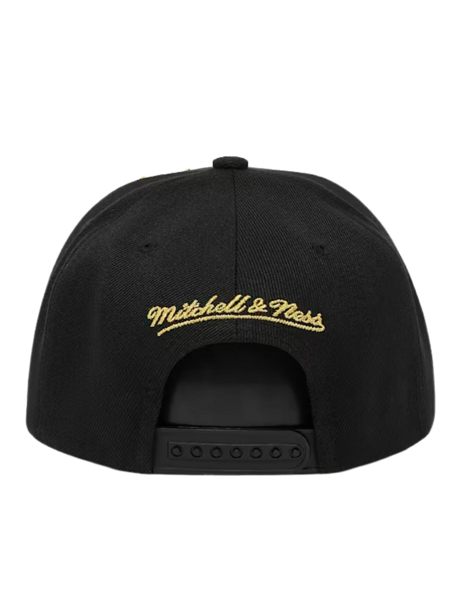 Mitchell & Ness Gorra 'Gorra mitchell & ness negra bulls pined gold pro'  negro – imagen 2
