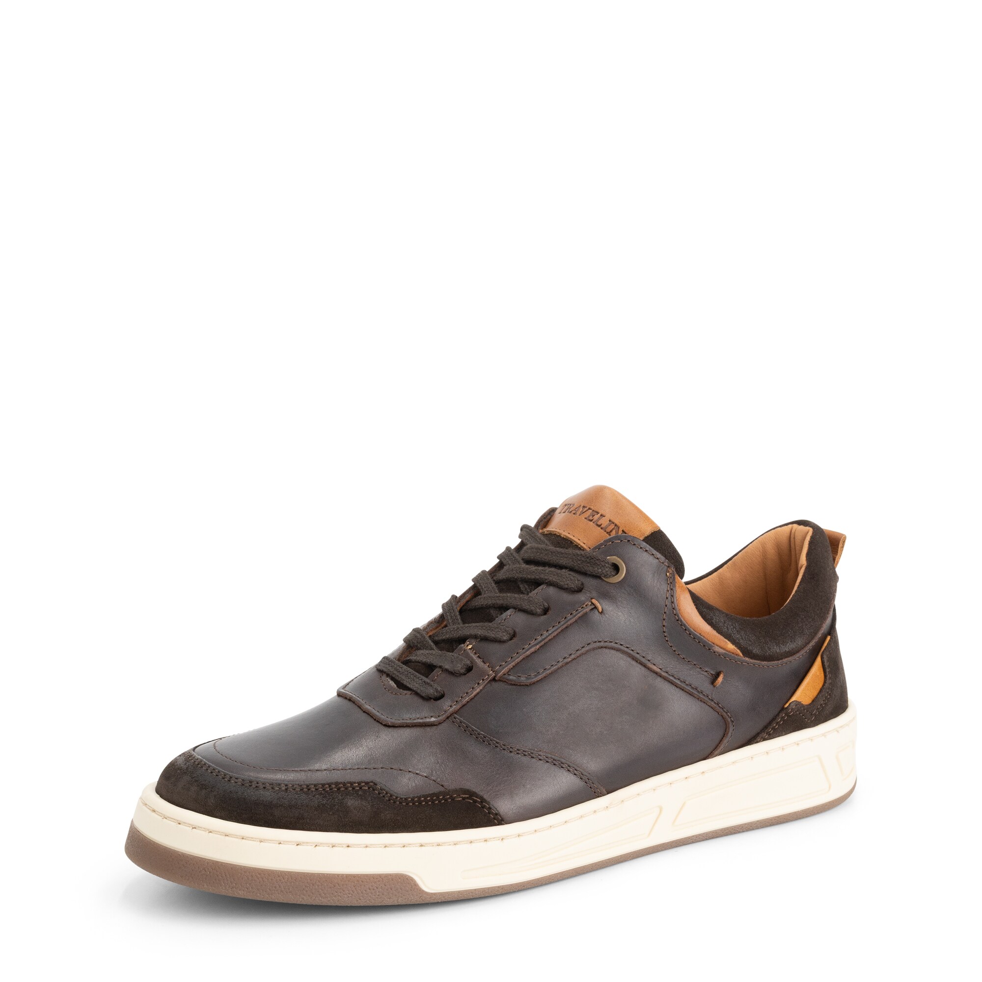 Travelin Sneakers Laag 'Darley' Donkerbruin