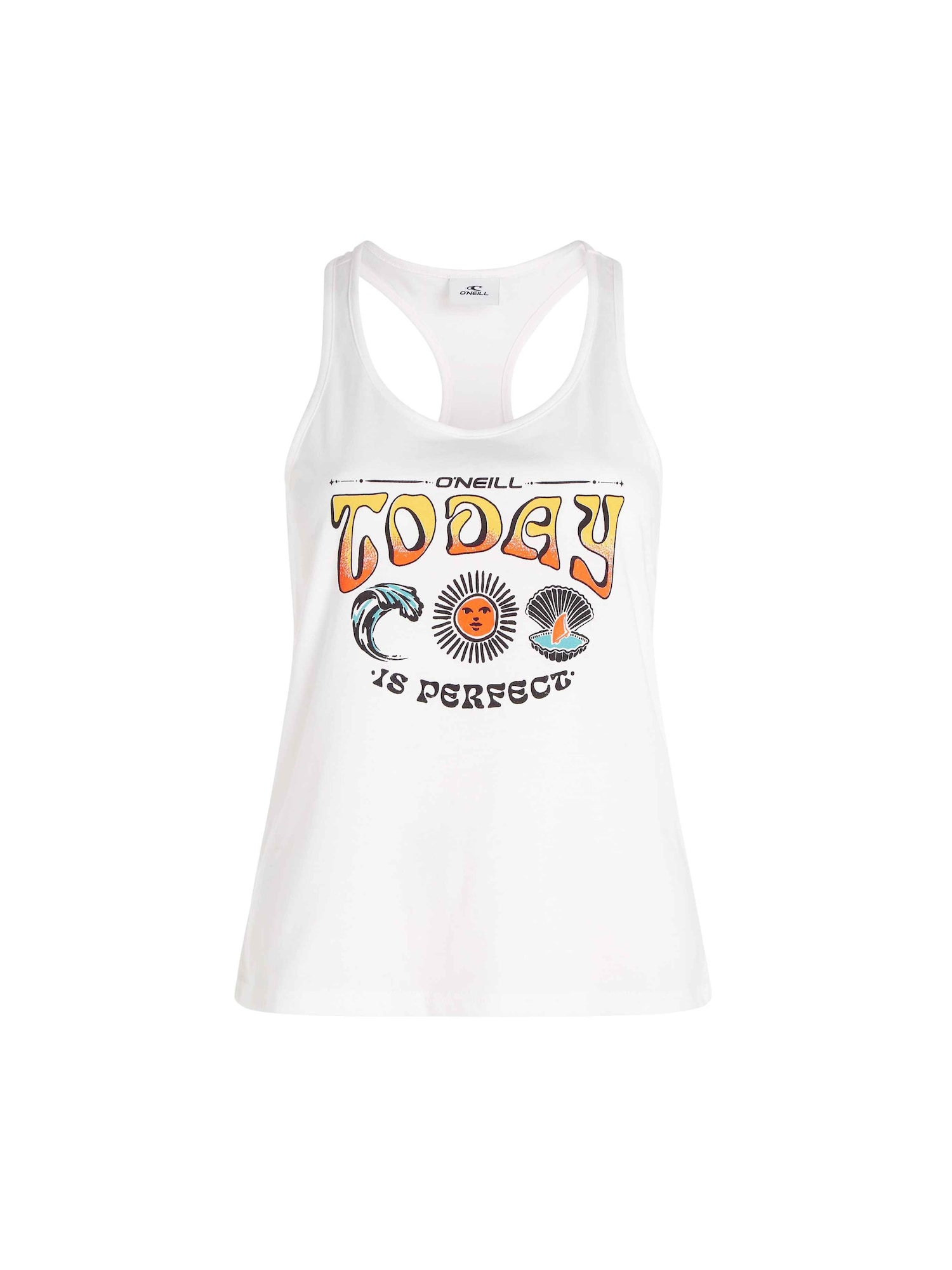 ONEILL Top  galben auriu / portocaliu / negru / alb