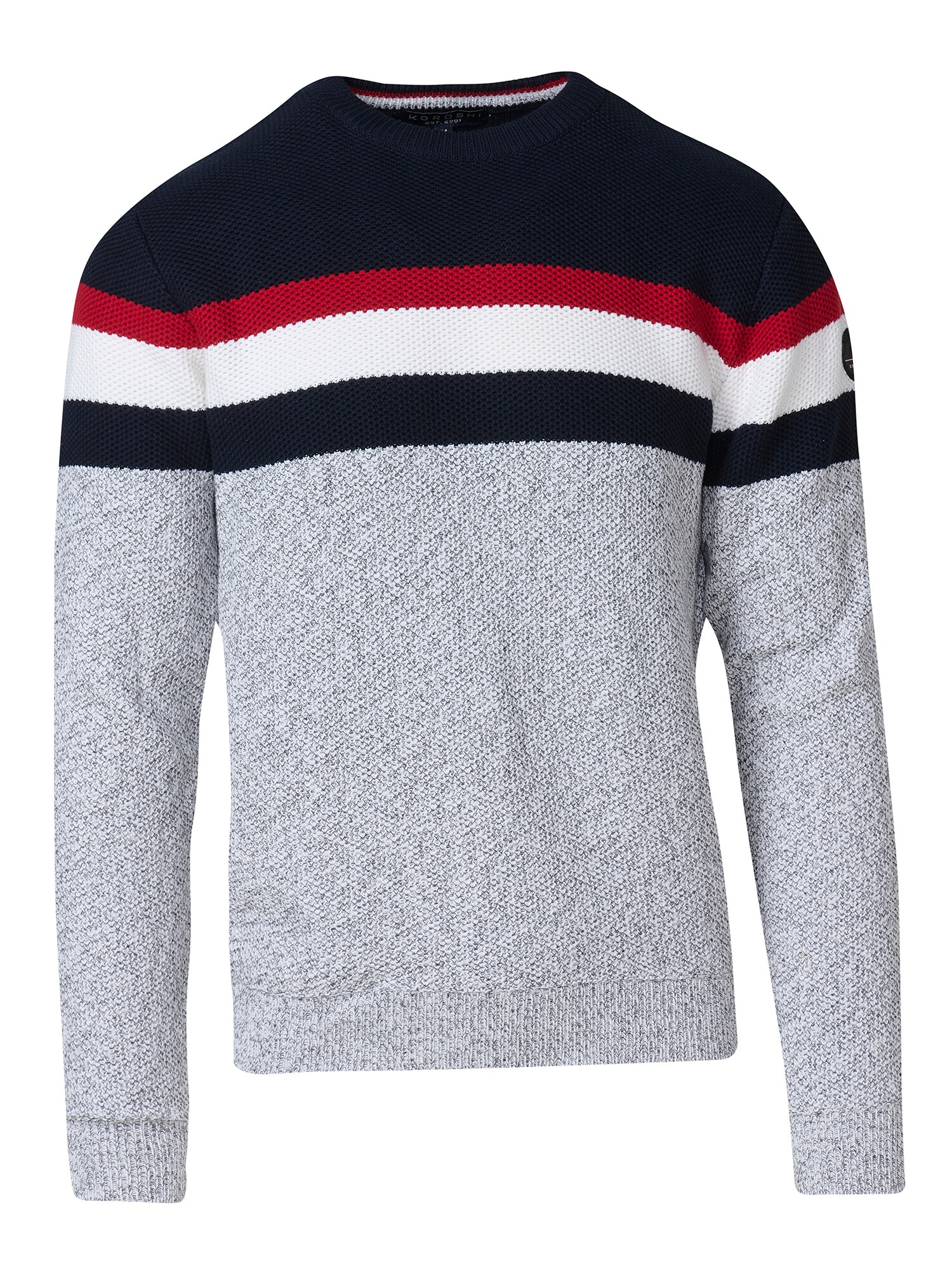 KOROSHI Jersey  azul oscuro / gris / rojo / blanco